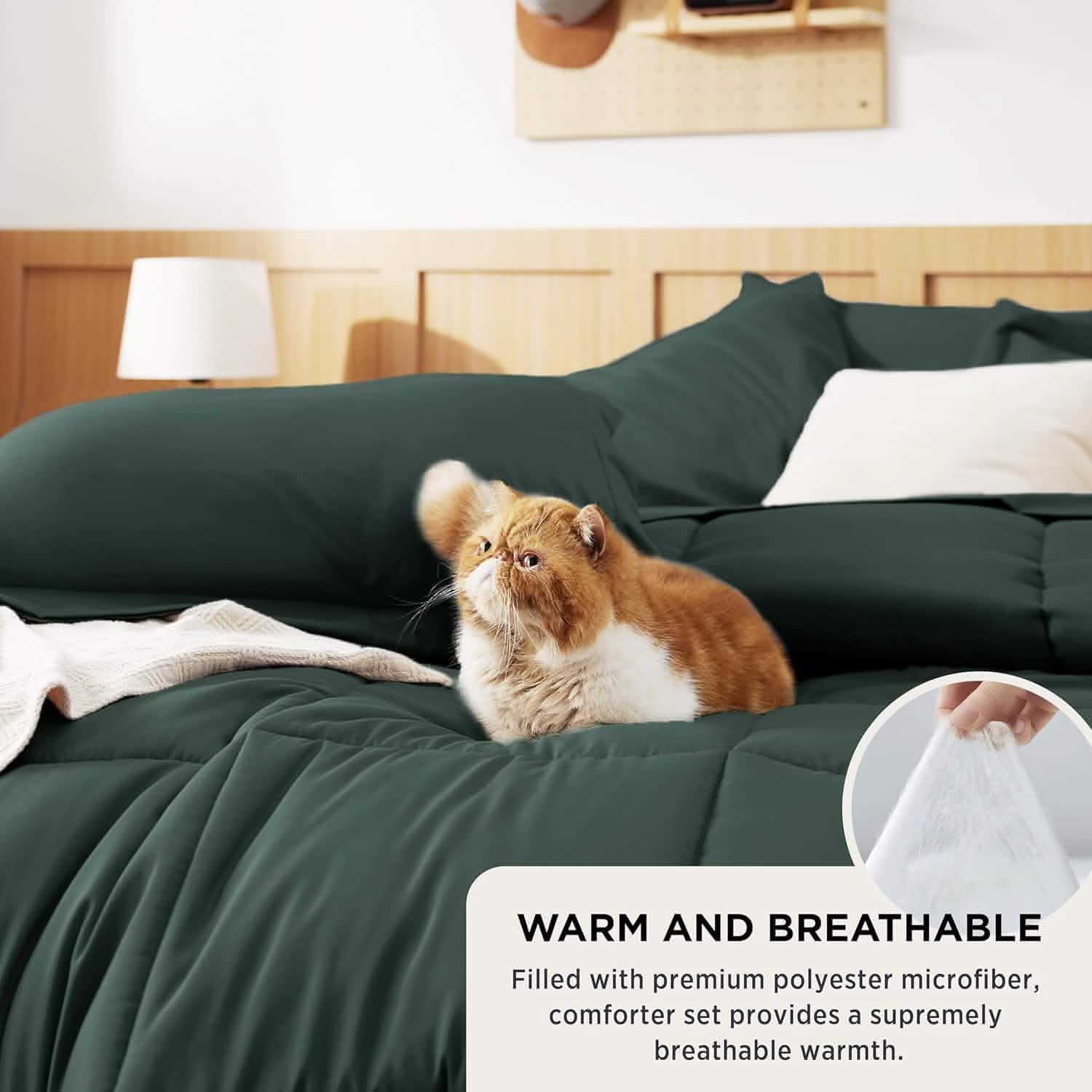 GentleSoft® Comforter Set - 7 Pieces Solid