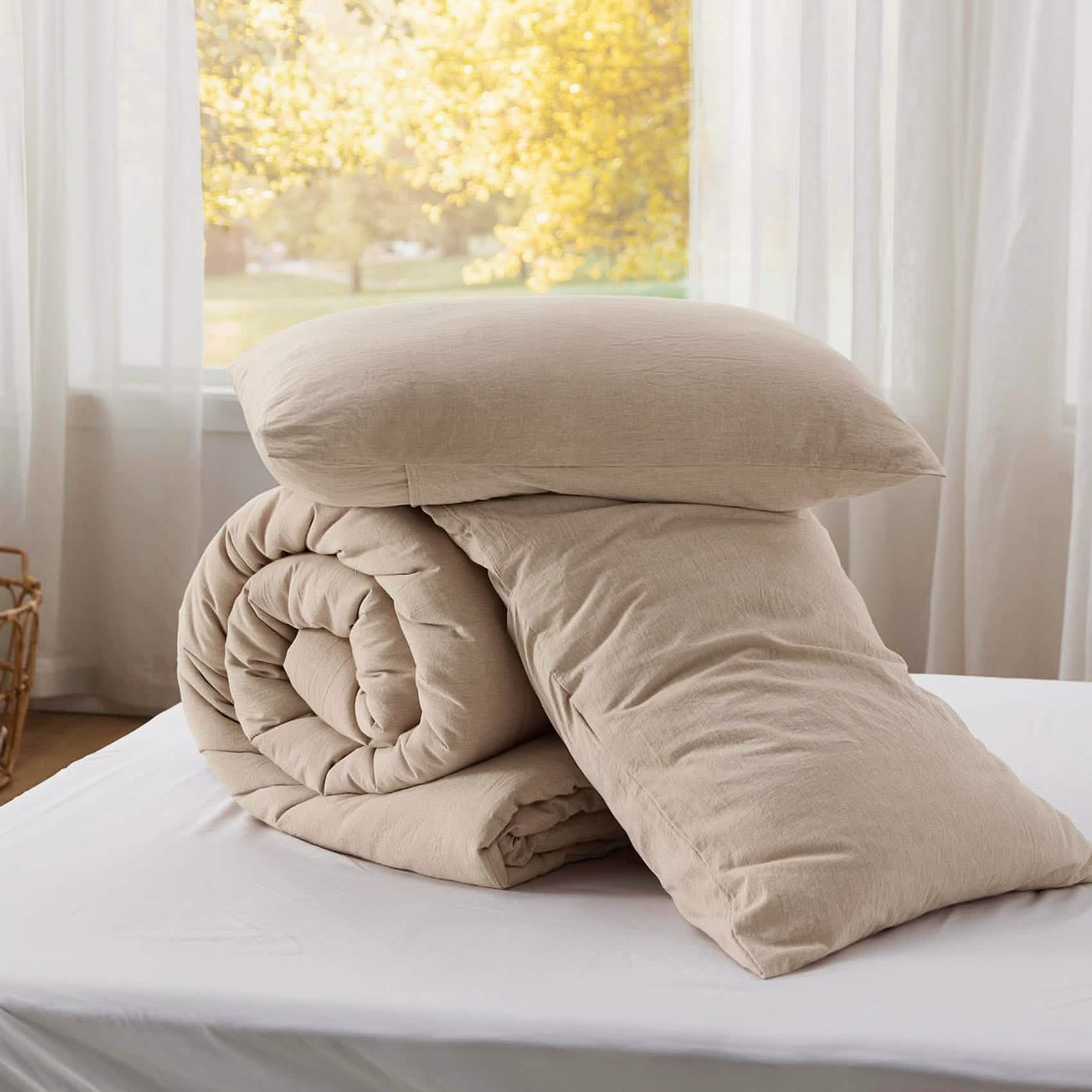 GentleSoft® Prewashed Cotton Comforter Set