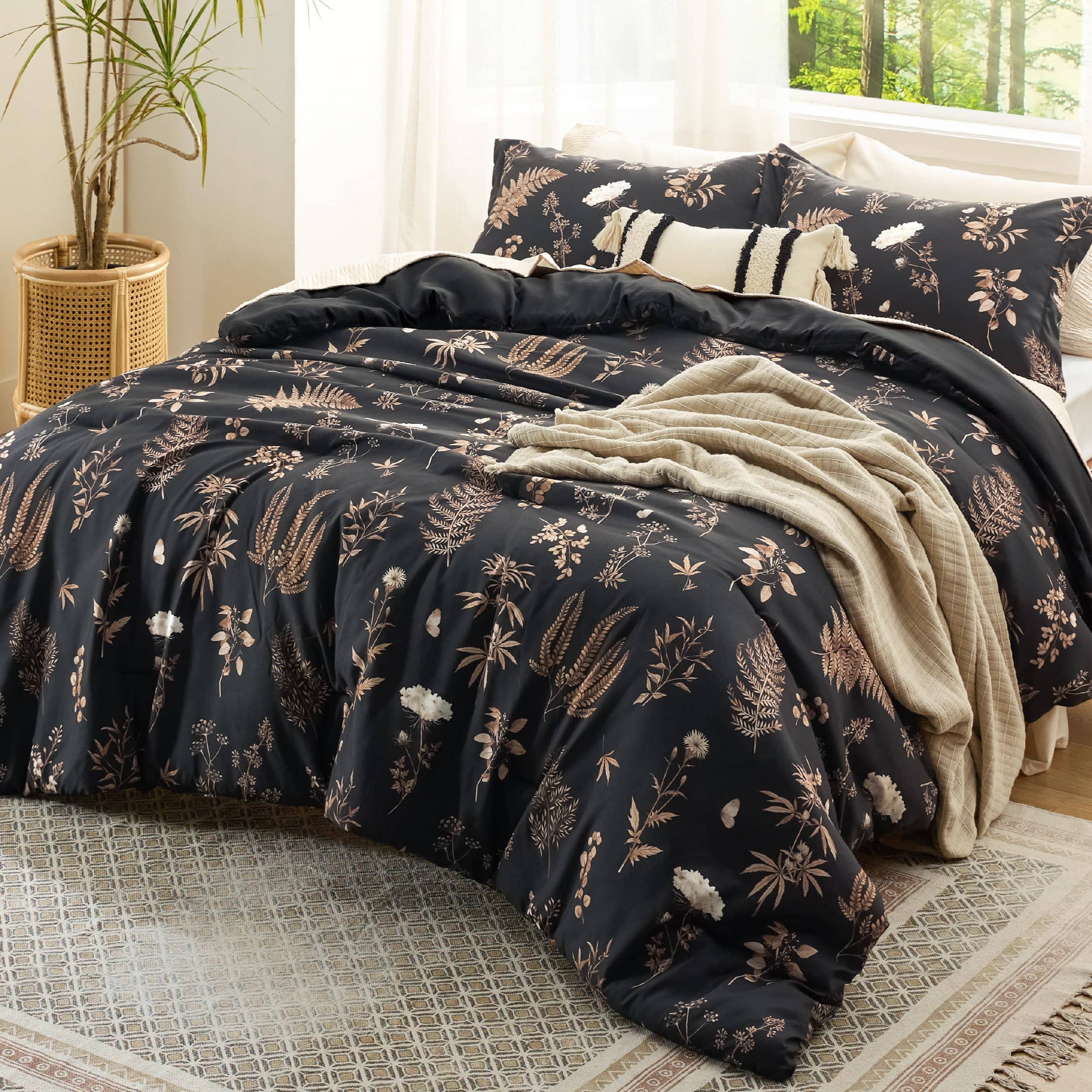 GentleSoft® Retro Botanical Comforter Set