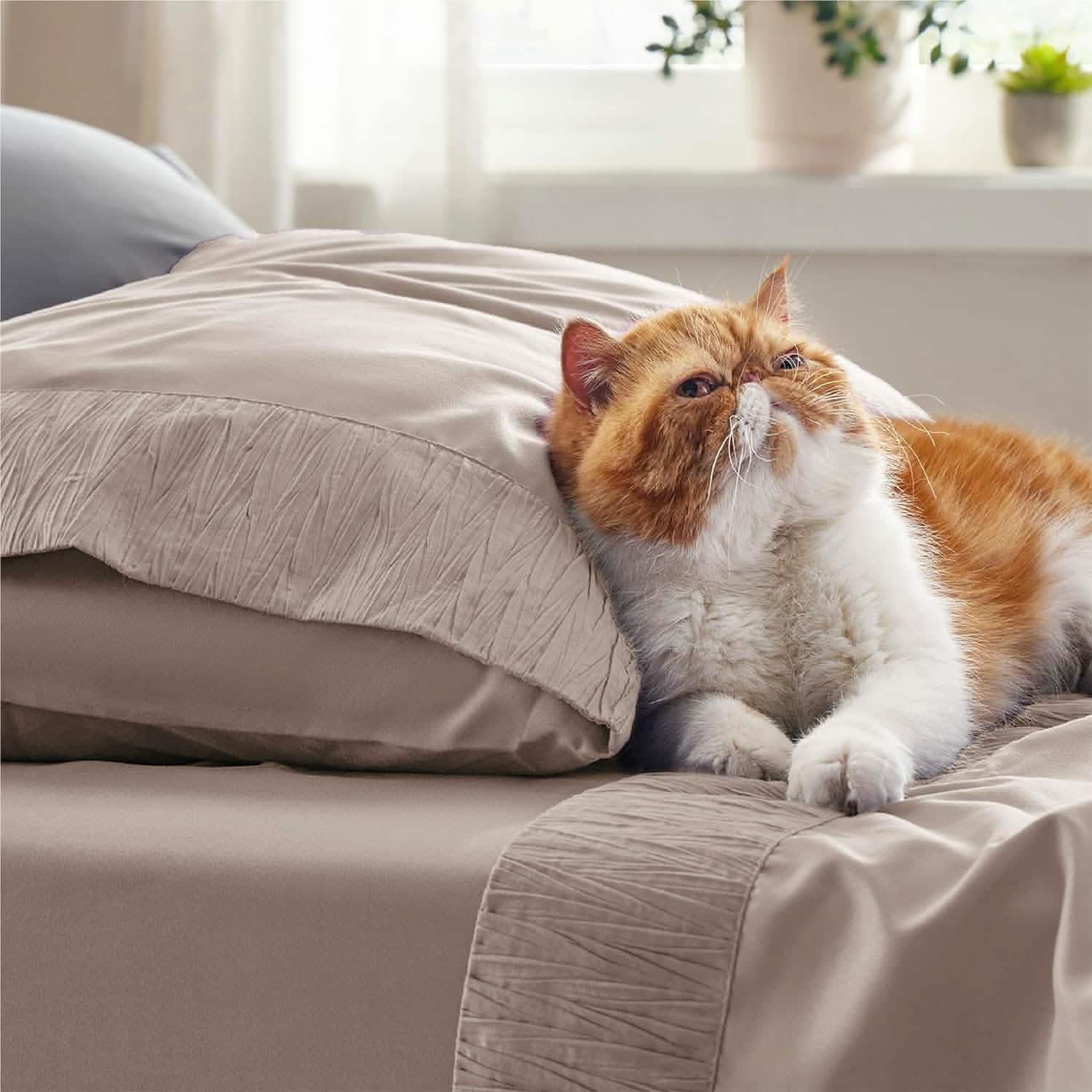 GentleSoft® Ruched Sheet Set