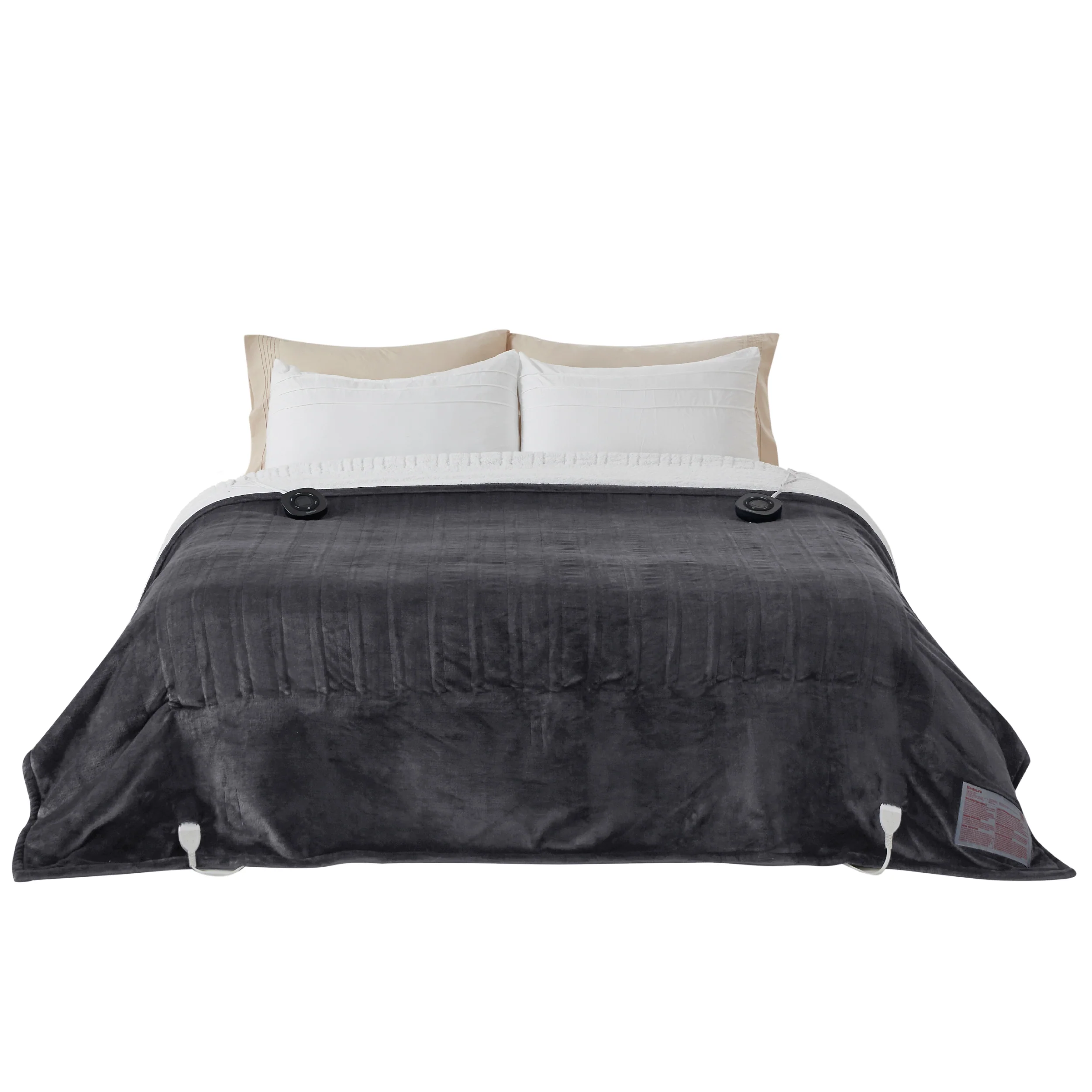 GentleSoft® Solid Flannel Heated Blanket