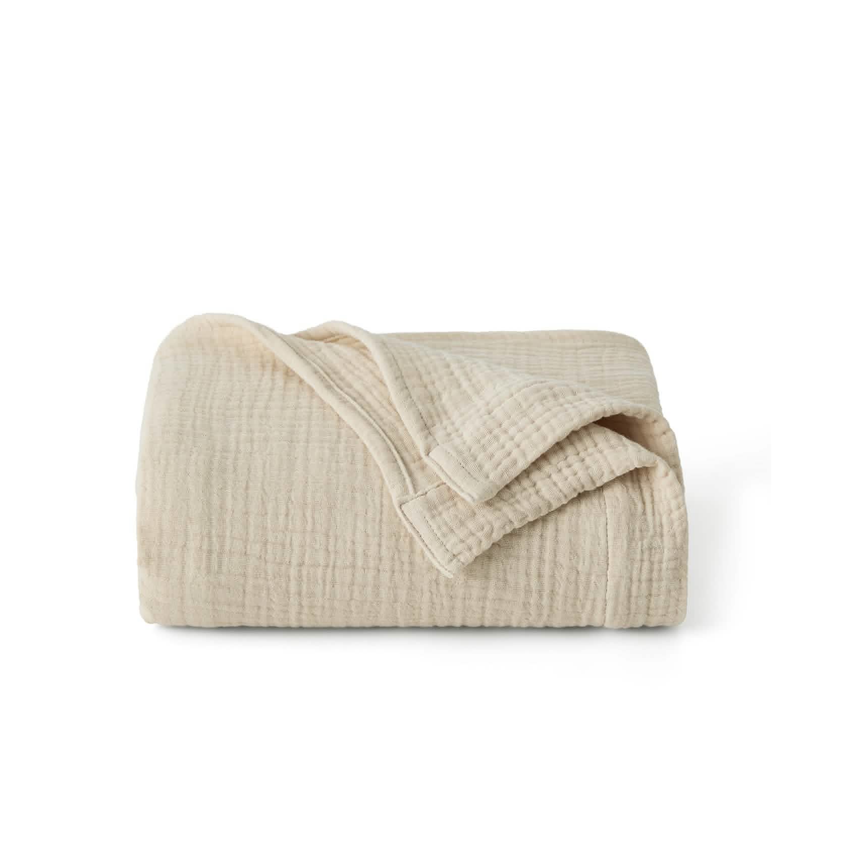 GentleSoft® 100% Cotton Gauze Spring Throw Blanket