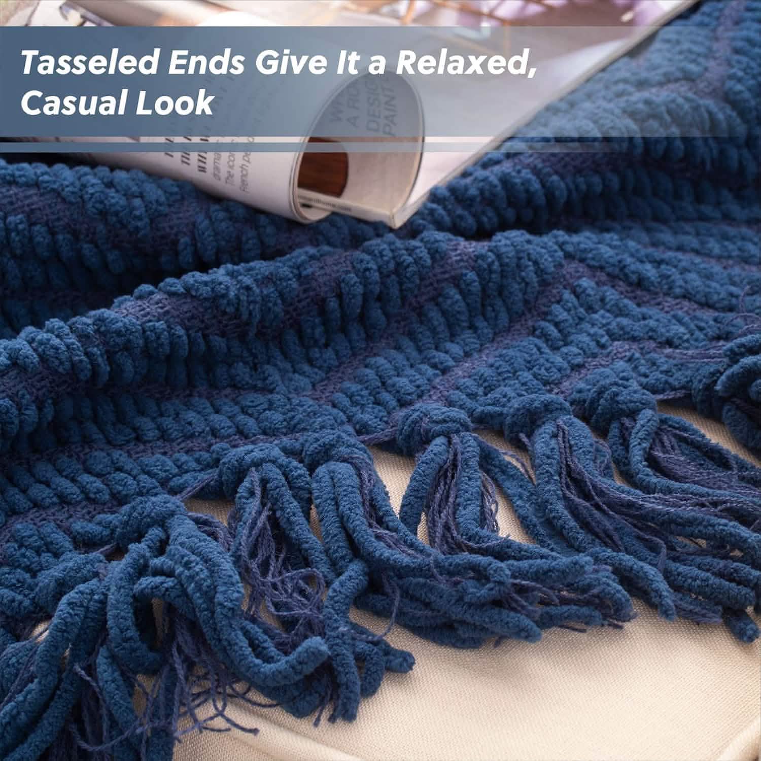 GentleSoft® GentleSoft Versatile Knit Woven Chenille Blanket
