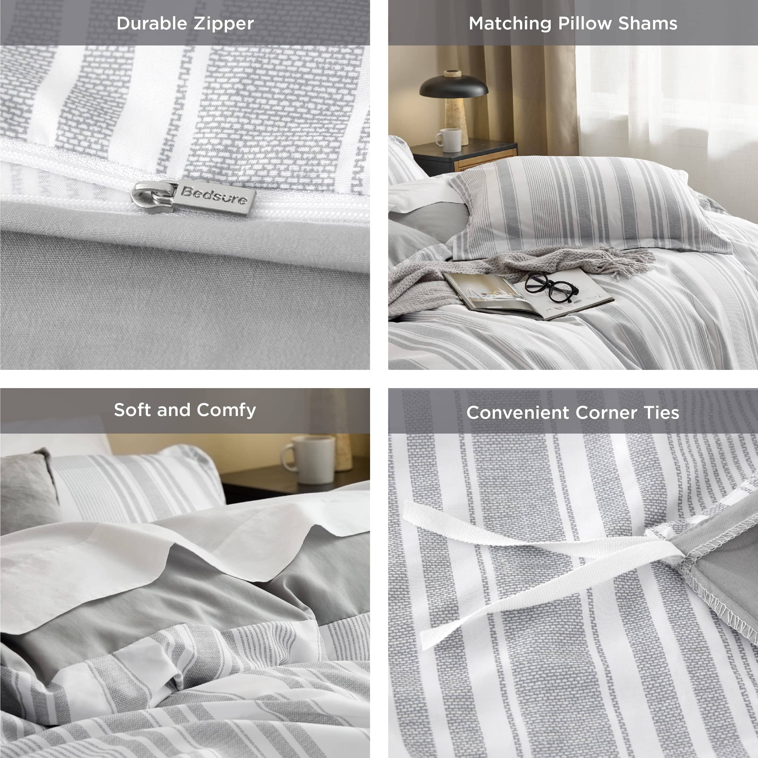 GentleSoft® Microfiber Duvet Cover Set Twin