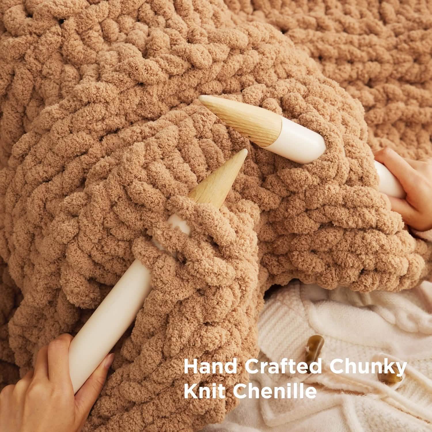 GentleSoft® Chunky Knit Chenille Blanket