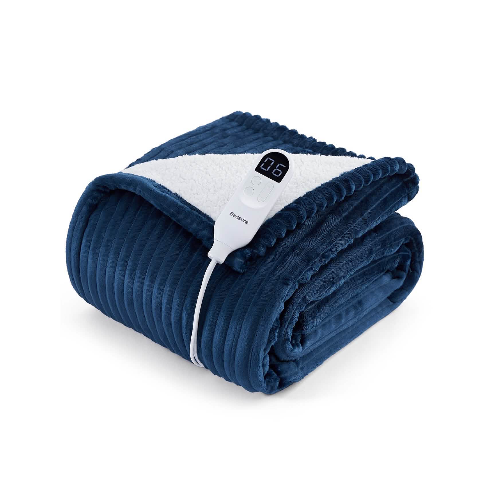 GentleSoft® Ribbed Heated Blanket