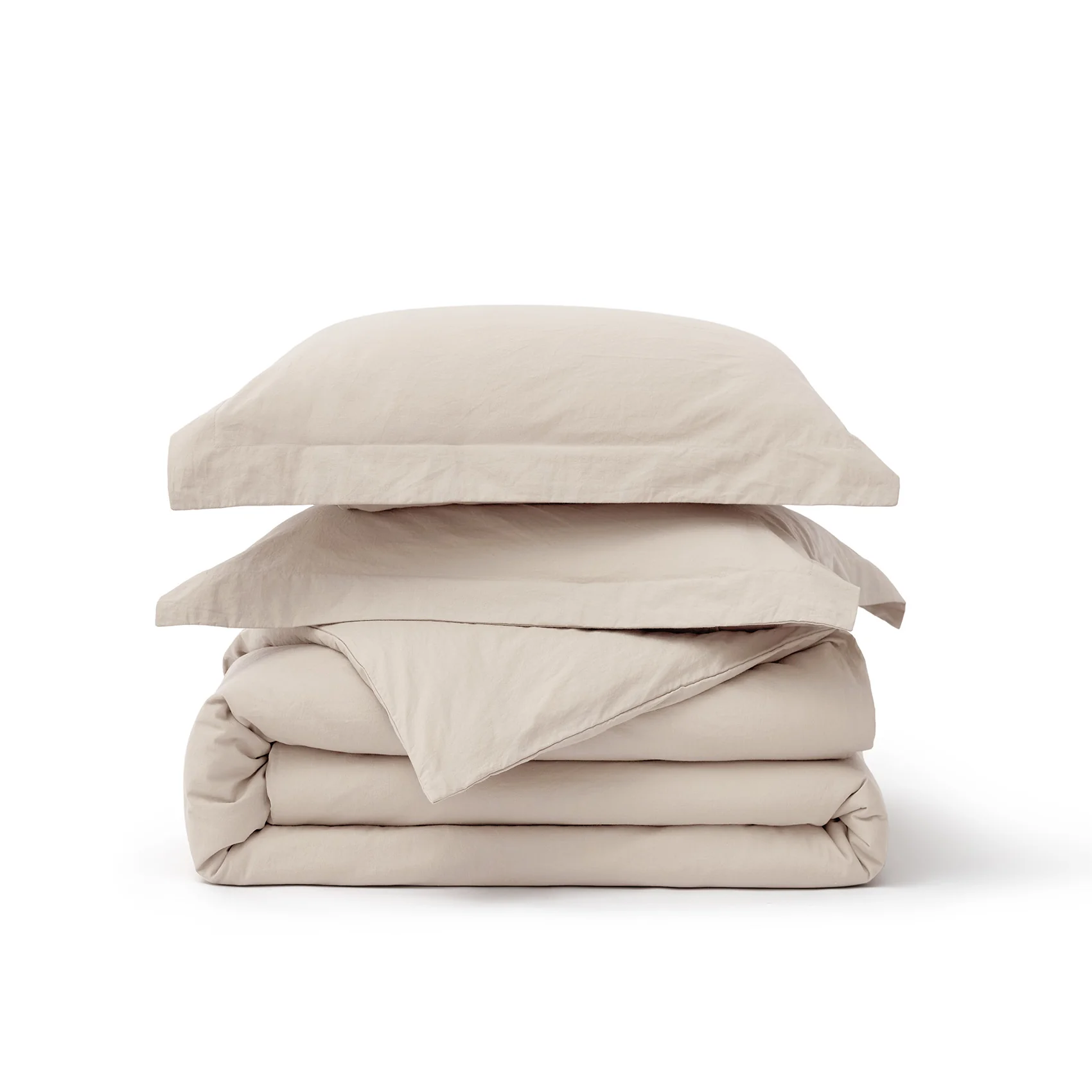 GentleSoft® Washed Cotton Duvet Cover Set