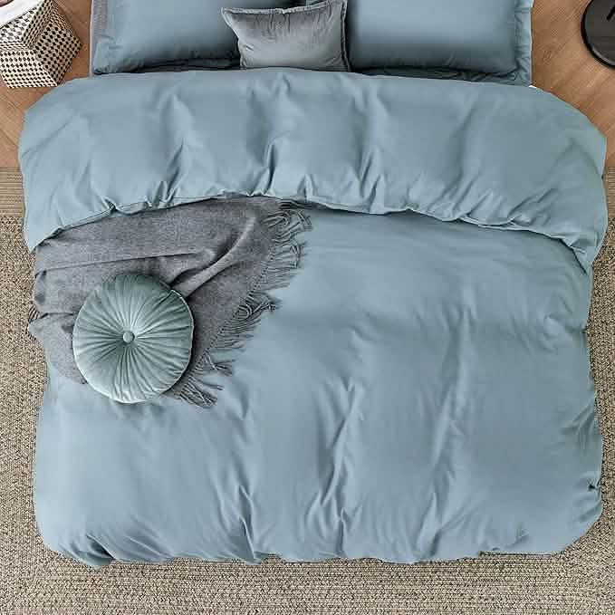 GentleSoft® Brushed Microfiber Duvet Cover Sets With Fitted Sheet