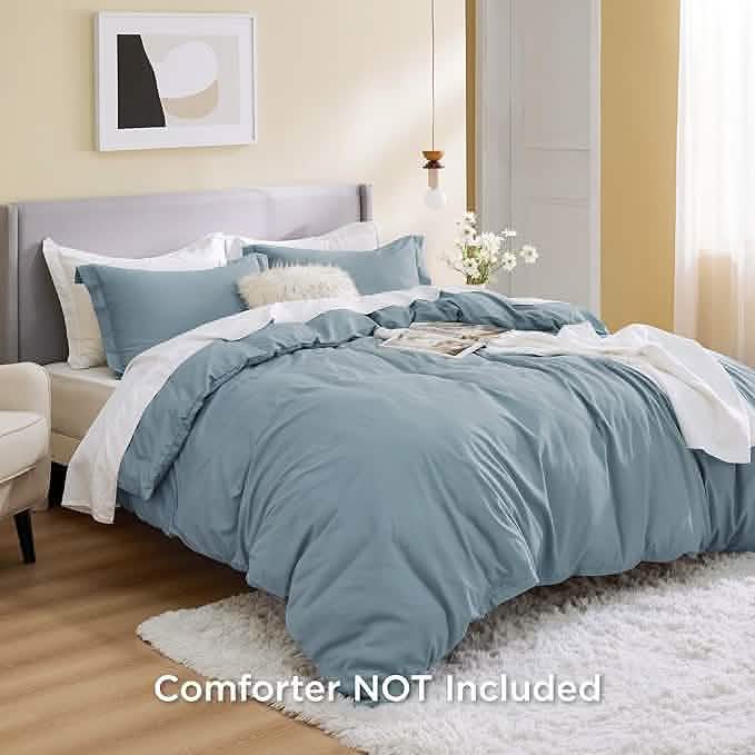 GentleSoft® Brushed Microfiber Duvet Cover Sets With Fitted Sheet