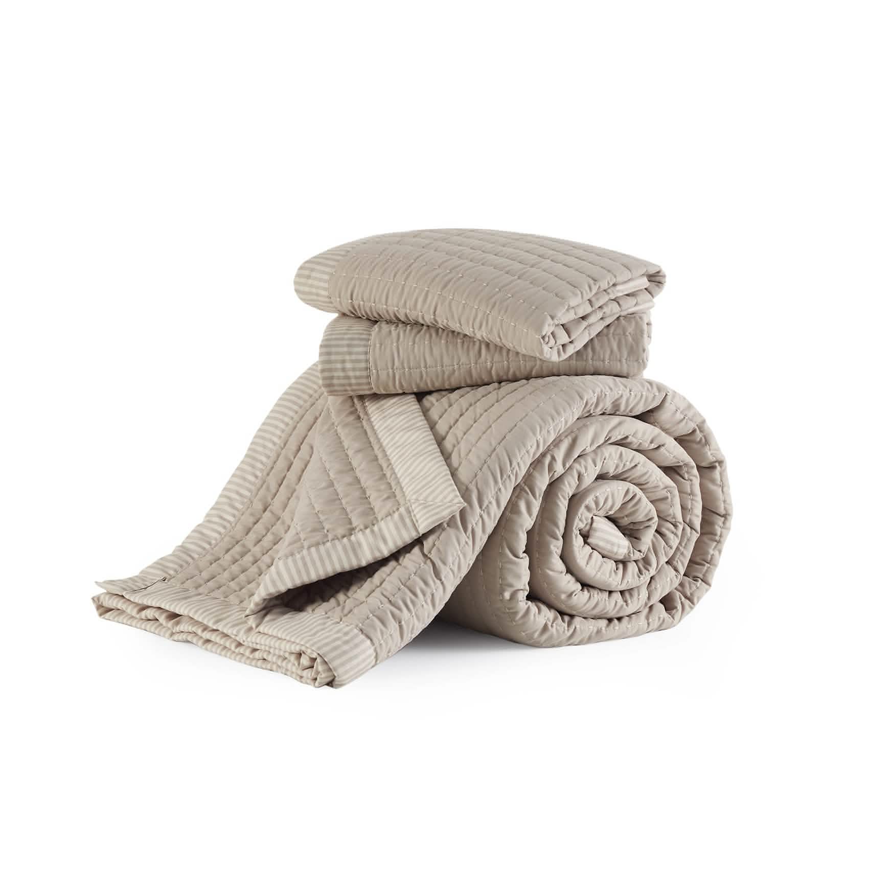 GentleSoft® Corduroy Pattern Quilt Set