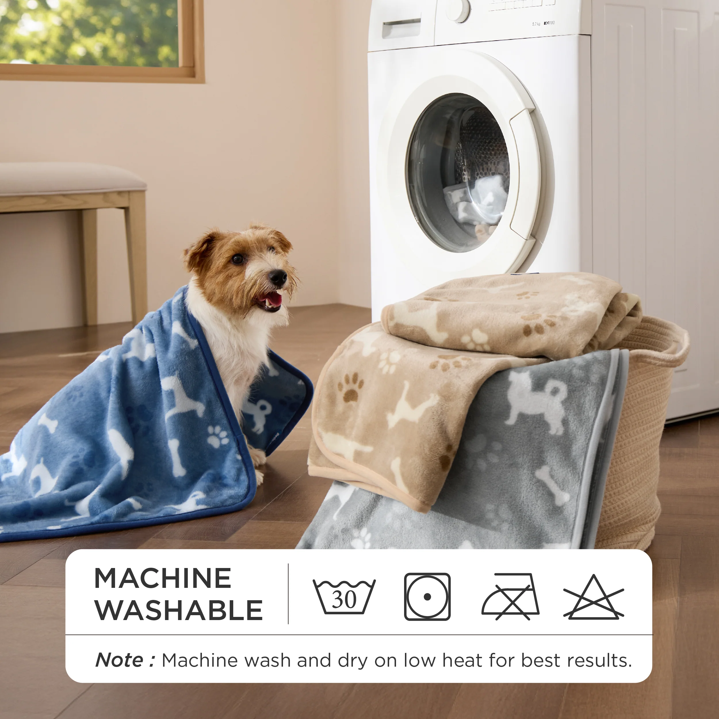 Pet Blankets Three-Pack