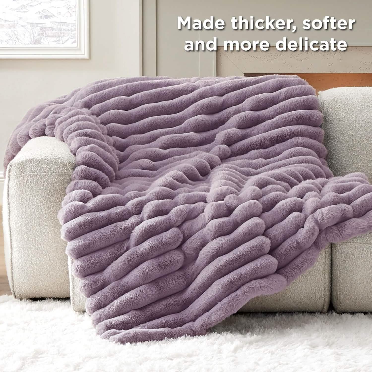 GentleSoft® Plush Stripe Blanket