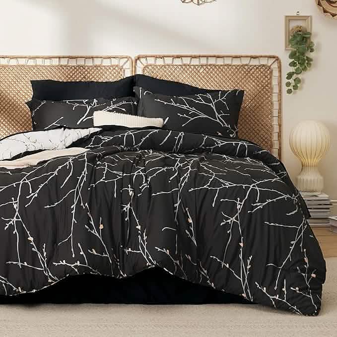 GentleSoft® Tree Branch Floral Pattern Bed-in-a-Bag