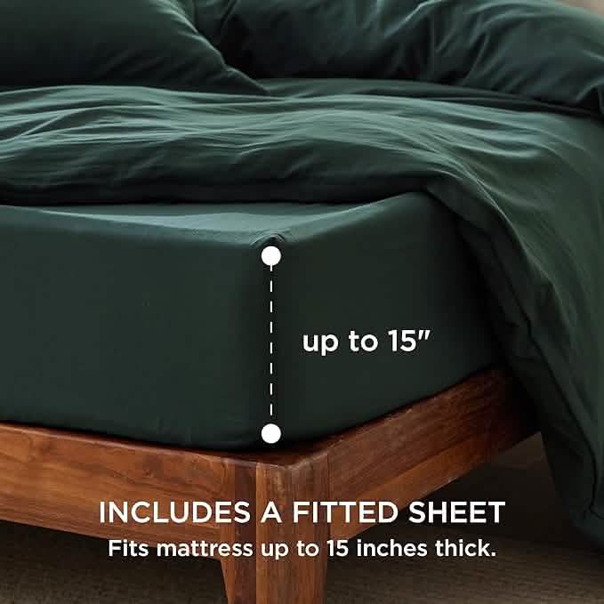GentleSoft® Prewashed Microfiber Duvet Cover Set