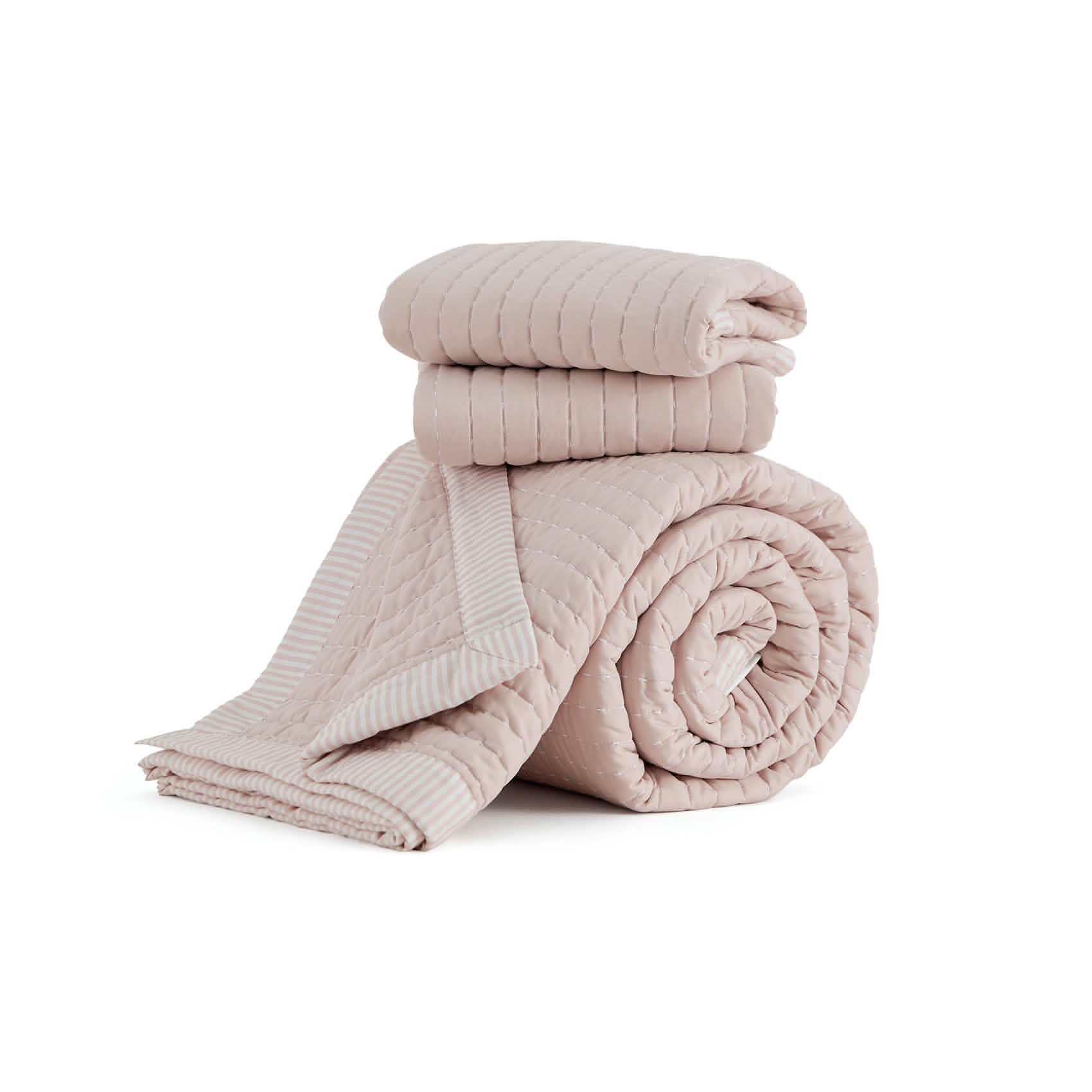 GentleSoft® Corduroy Pattern Quilt Set
