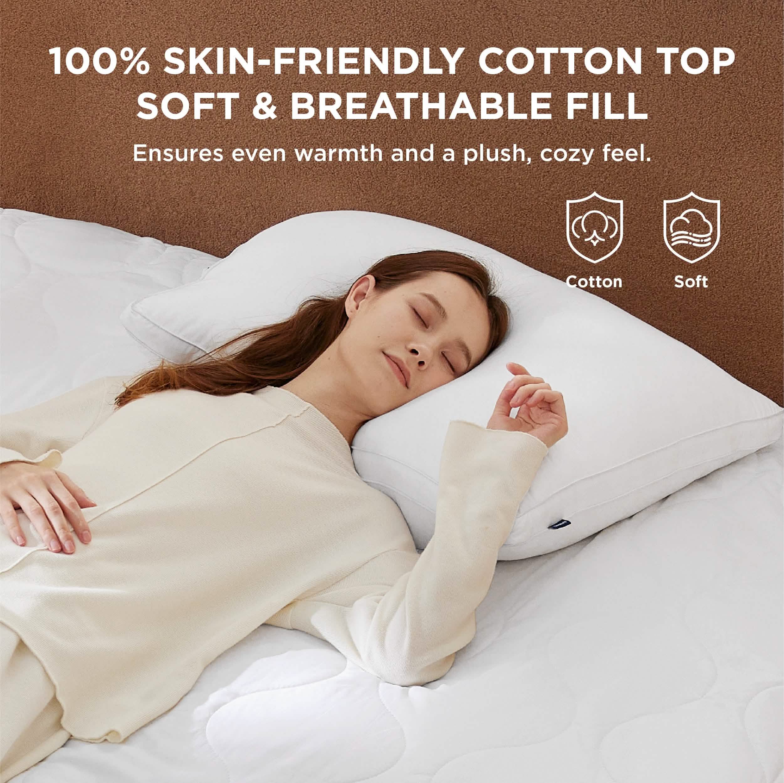 GentleSoft® Waterproof Cotton Heated Mattress Pad