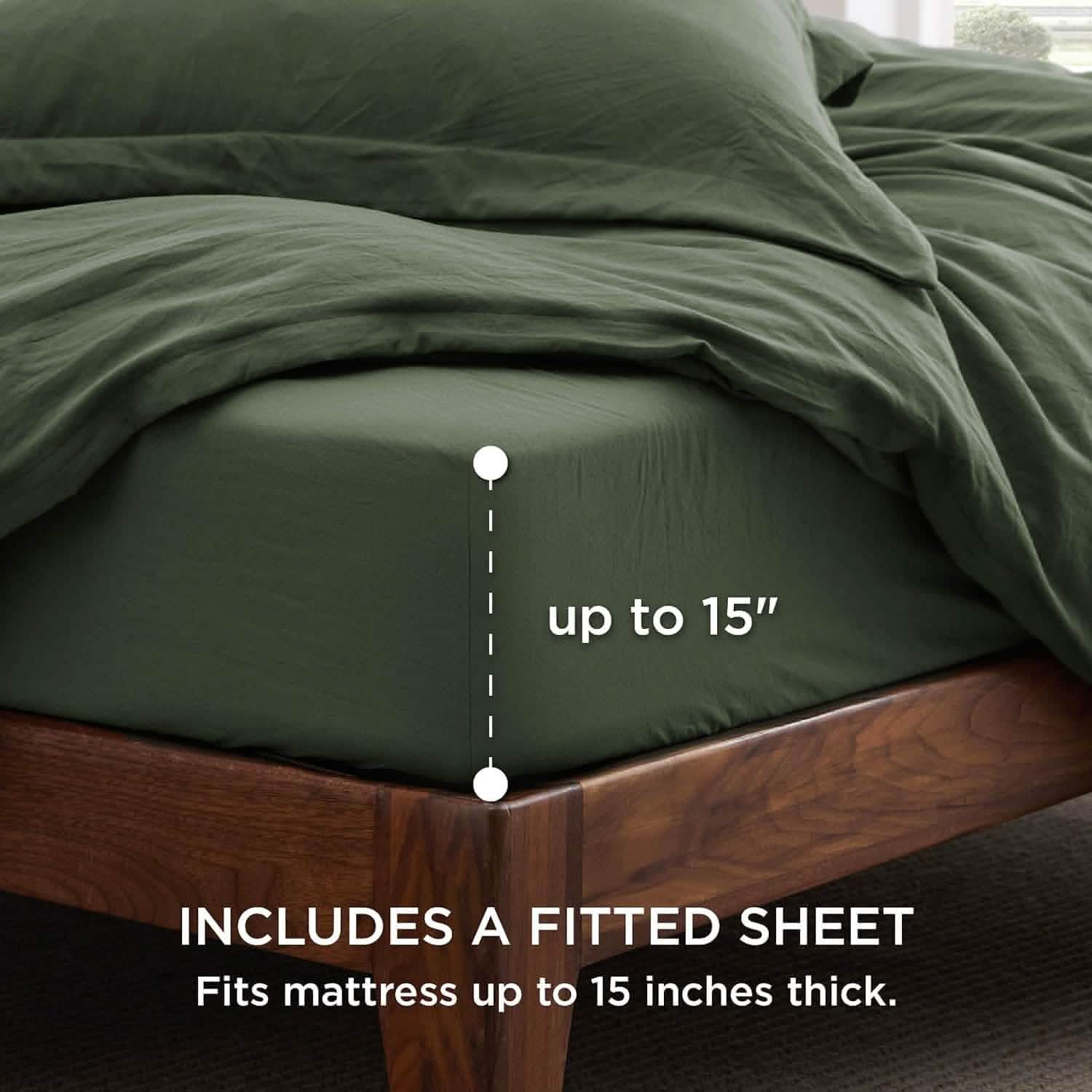 GentleSoft® Prewashed Microfiber Duvet Cover Set
