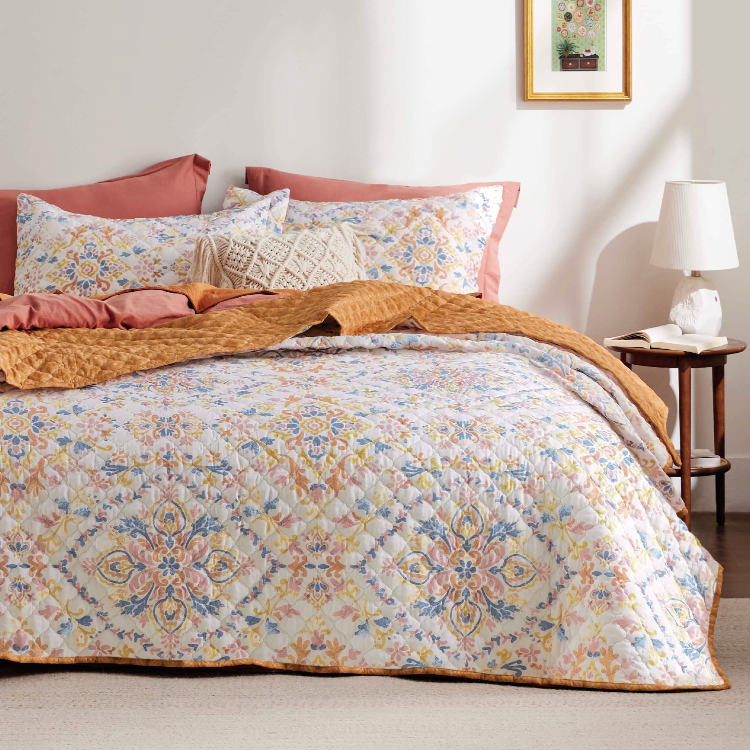 GentleSoft® Botanical Quilt Set