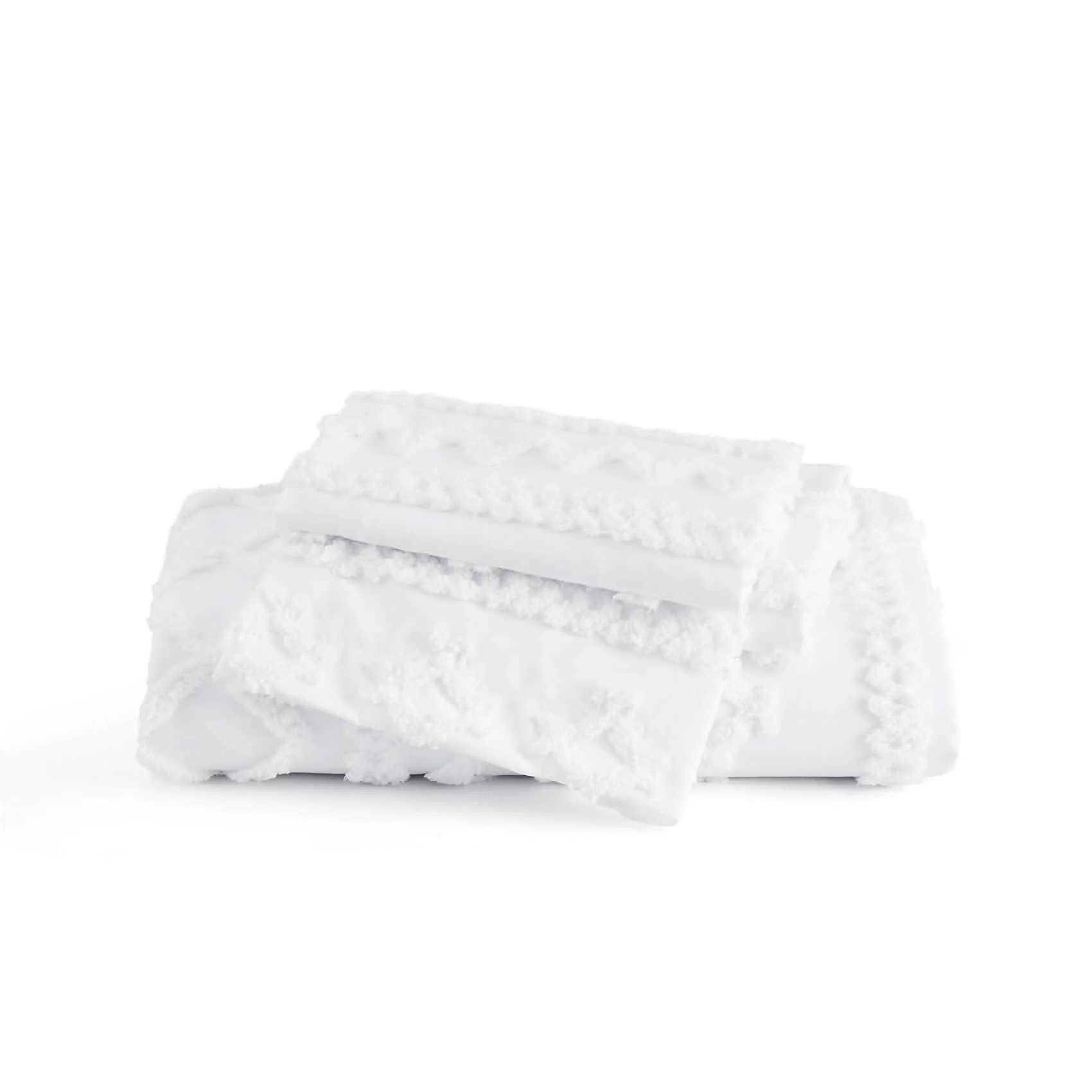 GentleSoft® Boho Tufted Embroidery Duvet Cover Set