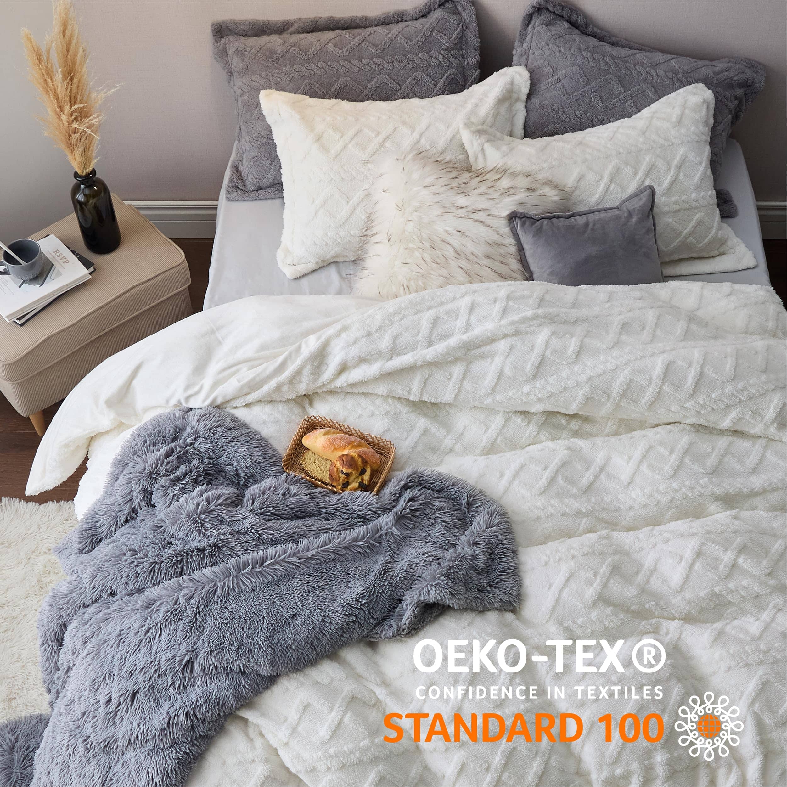 GentleSoft® Fluffy Boho Duvet Cover Set