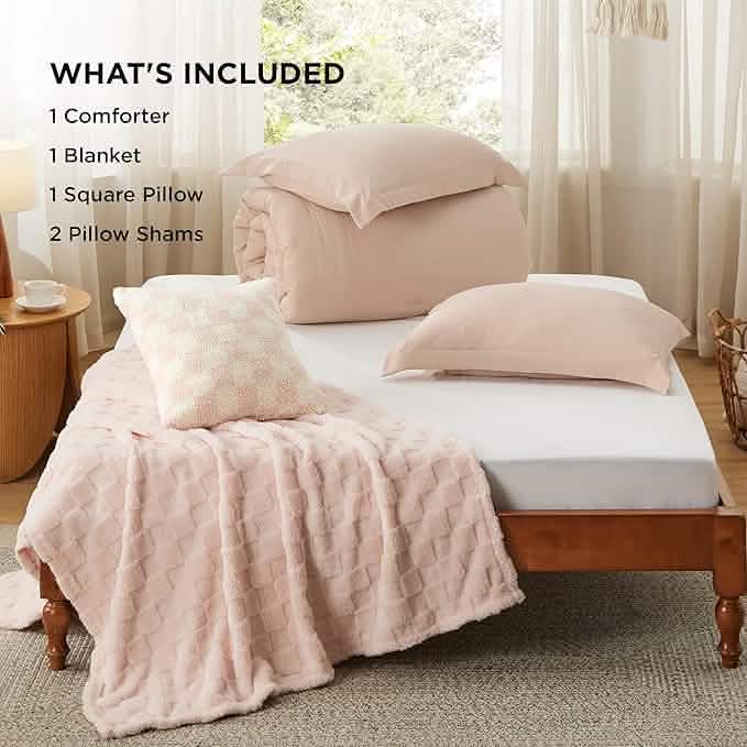 GentleSoft® Checkered Comforter Set