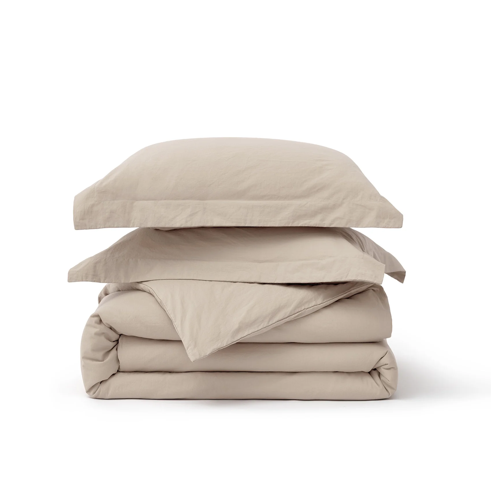 GentleSoft® Washed Cotton Duvet Cover Set
