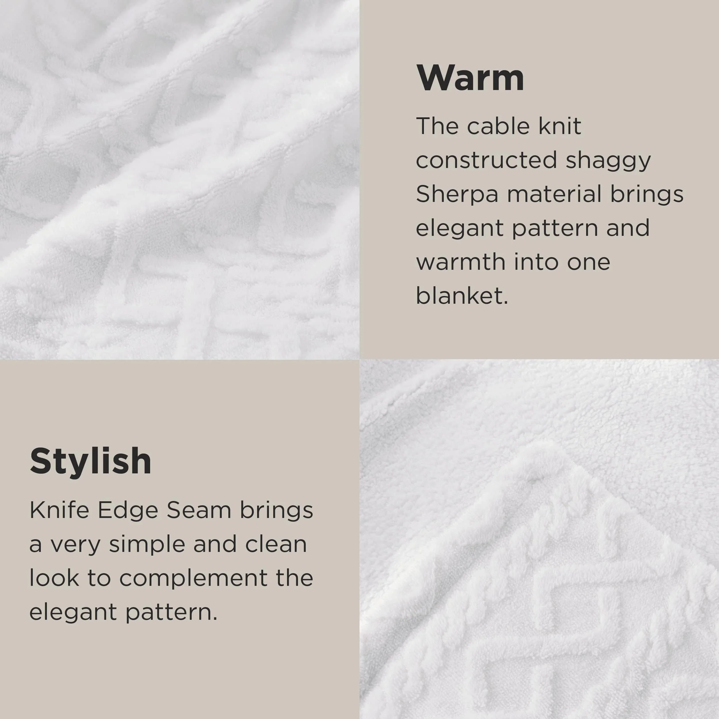 GentleSoft® Sherpa Throw Blanket For Couch
