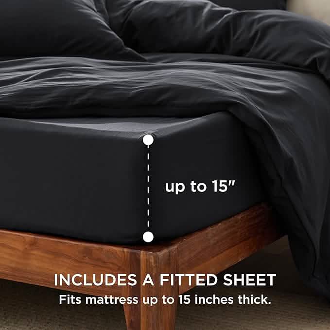 GentleSoft® Prewashed Microfiber Duvet Cover Set