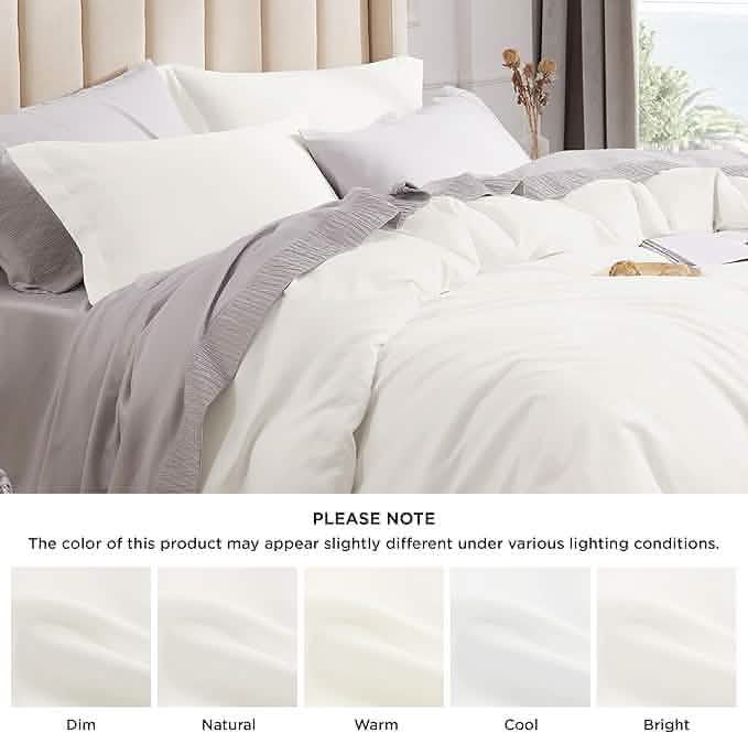 GentleSoft® Brushed Microfiber Duvet Cover Sets With Fitted Sheet