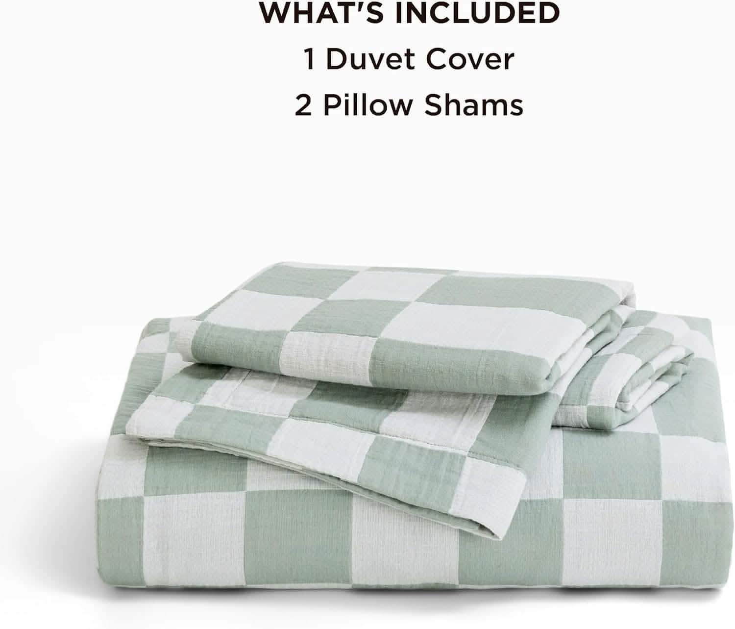 GentleSoft® Cotton Muslin Duvet Cover Set
