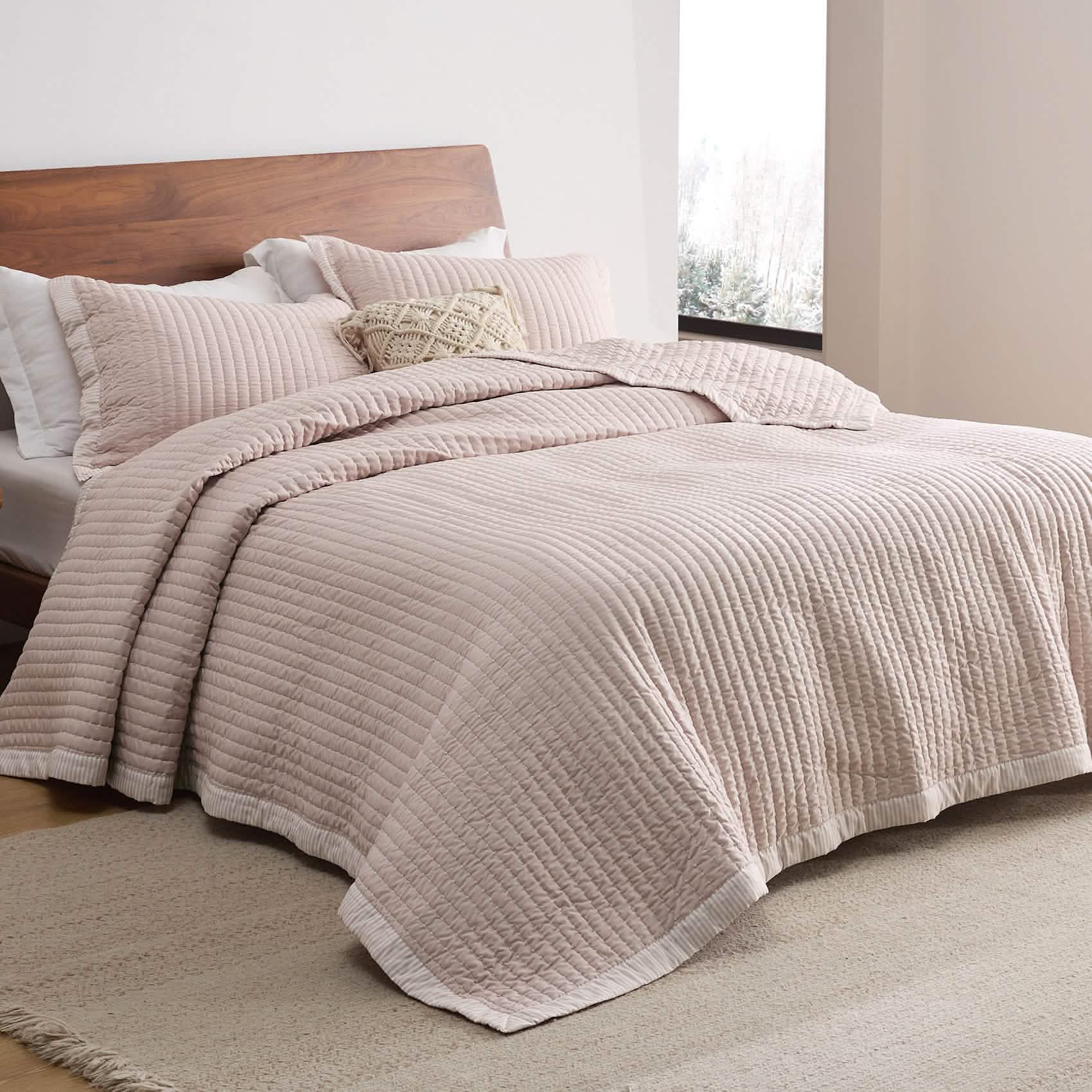 GentleSoft® Corduroy Pattern Quilt Set