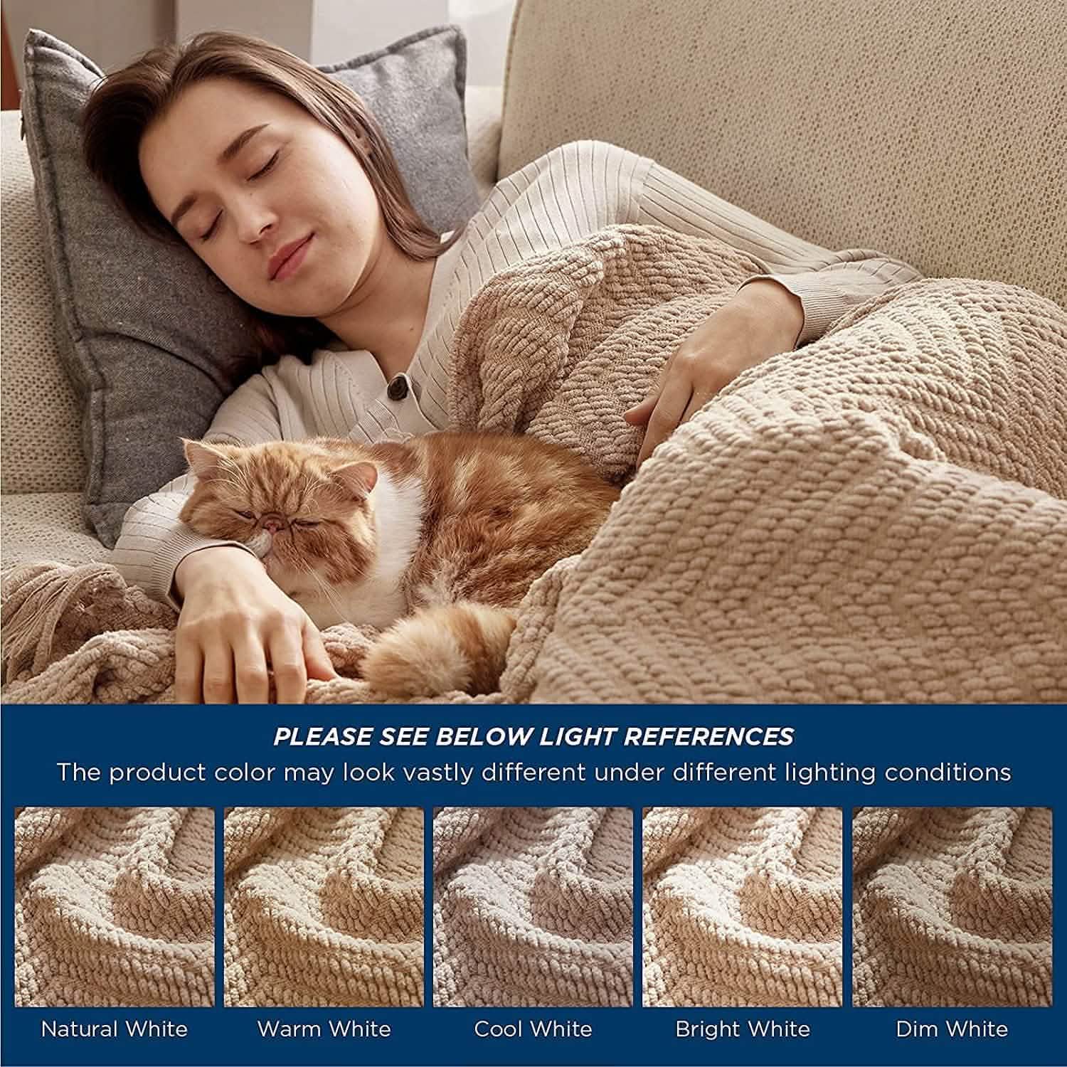 GentleSoft® GentleSoft Versatile Knit Woven Chenille Blanket