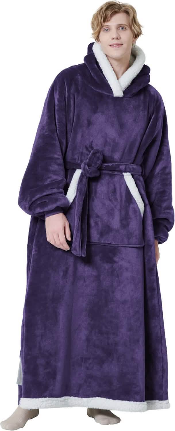 GentleSoft® Sherpa Fleece Wearable Blanket