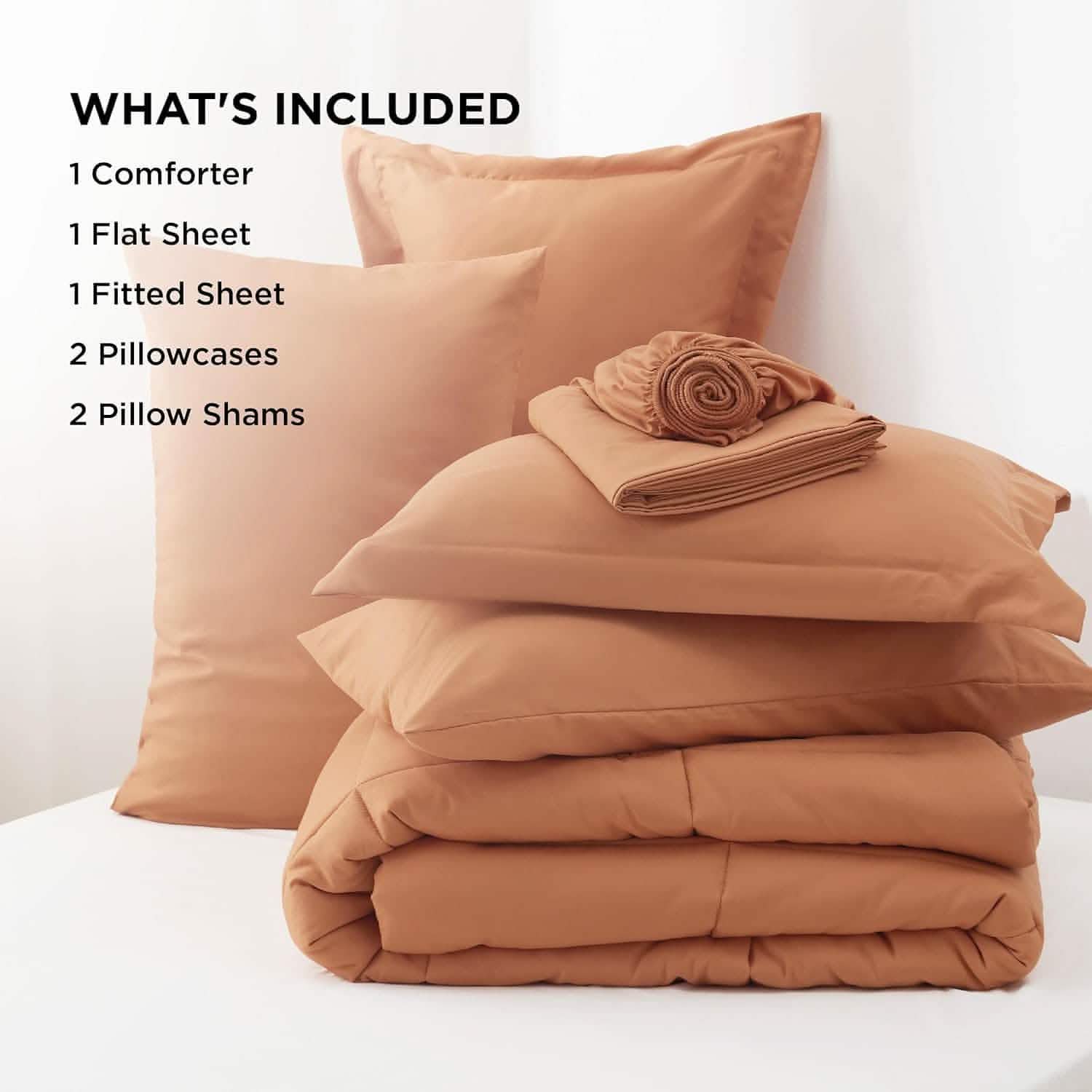GentleSoft® Comforter Set - 7 Pieces Solid