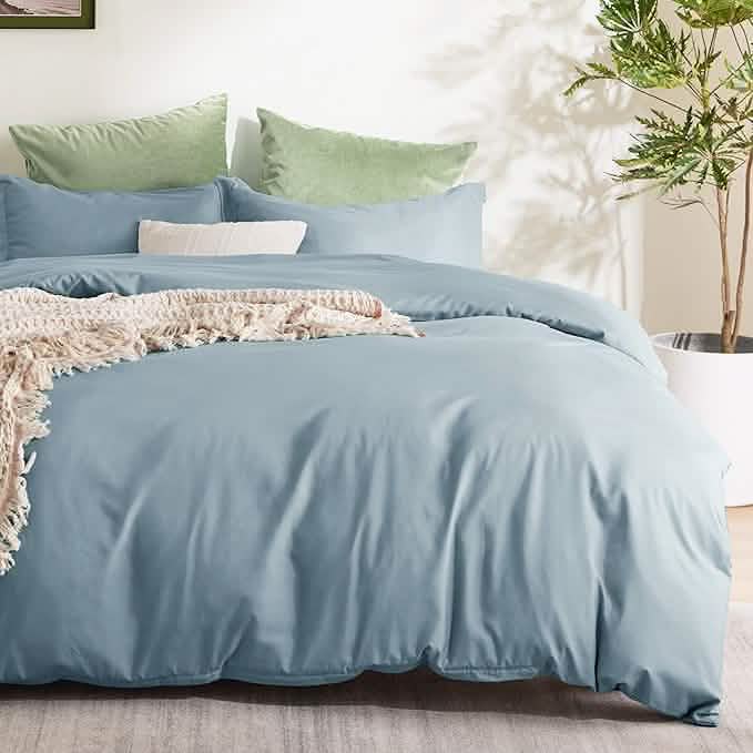 GentleSoft® Brushed Microfiber Duvet Cover Sets With Fitted Sheet