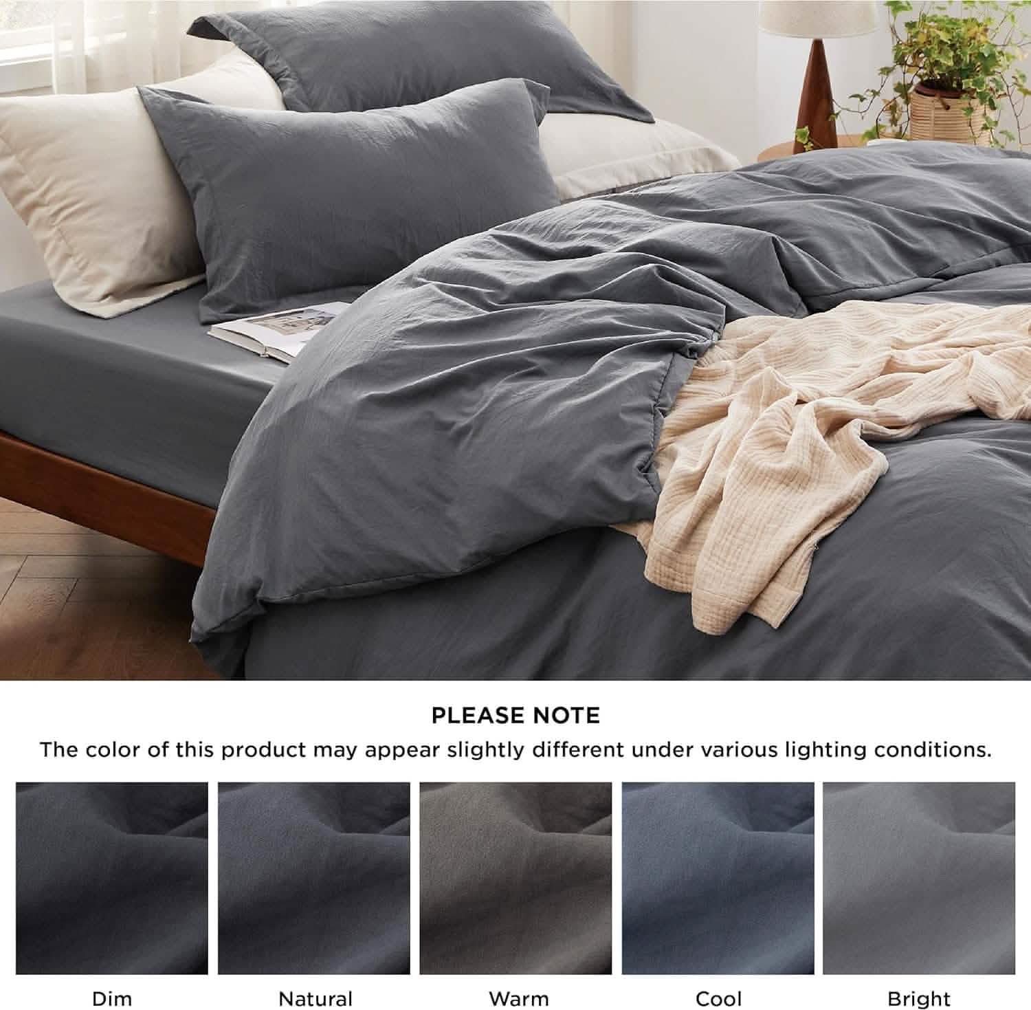 GentleSoft® Prewashed Microfiber Duvet Cover Set