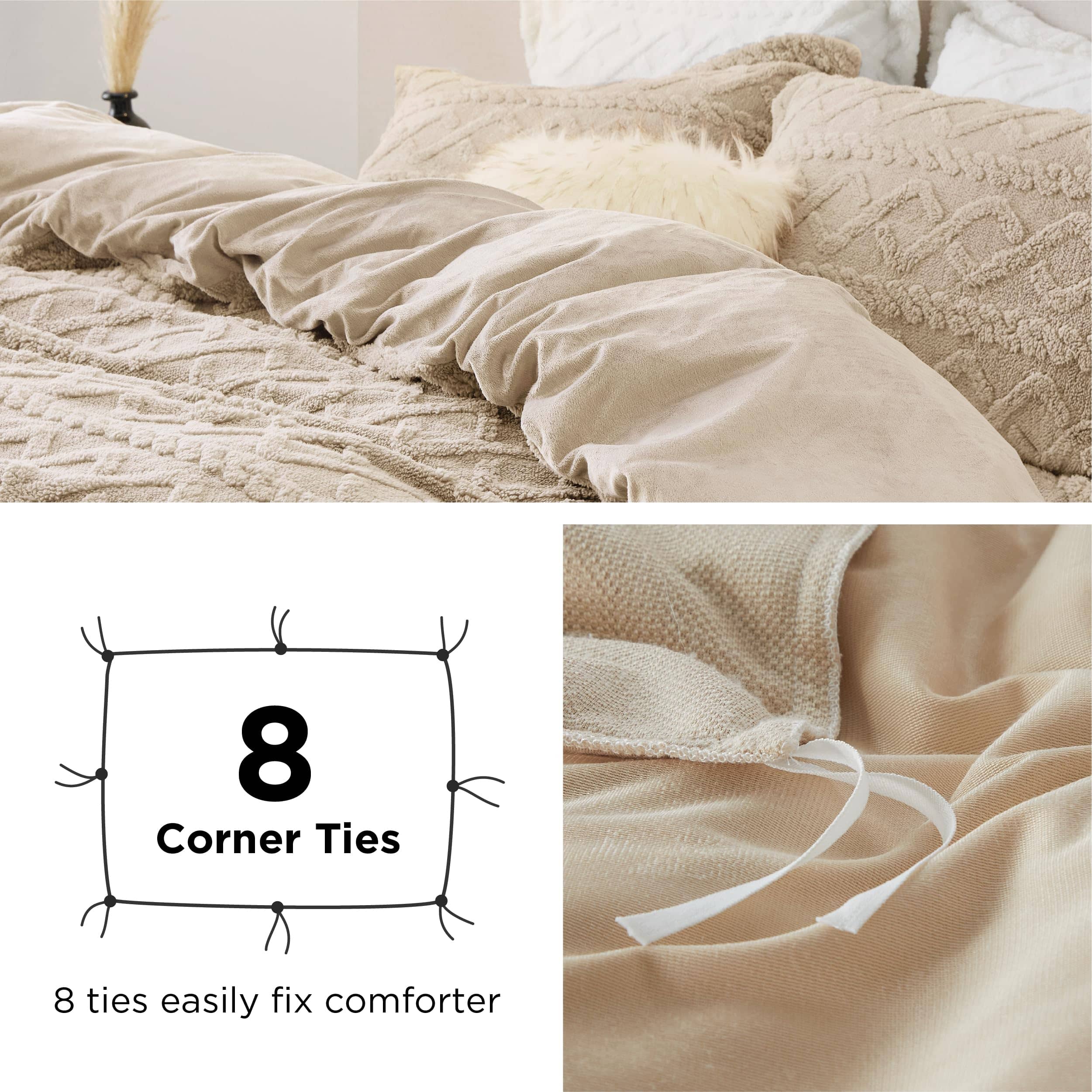 GentleSoft® Fluffy Boho Duvet Cover Set