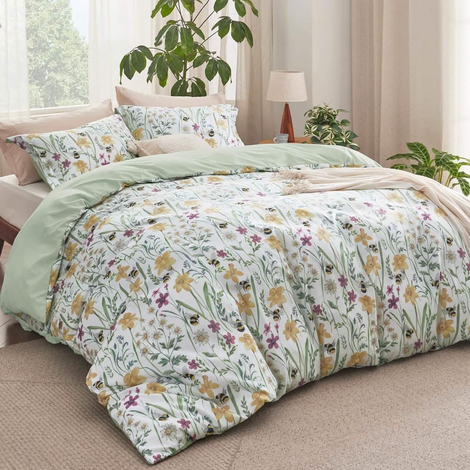 GentleSoft® Reversible Duvet Cover Set