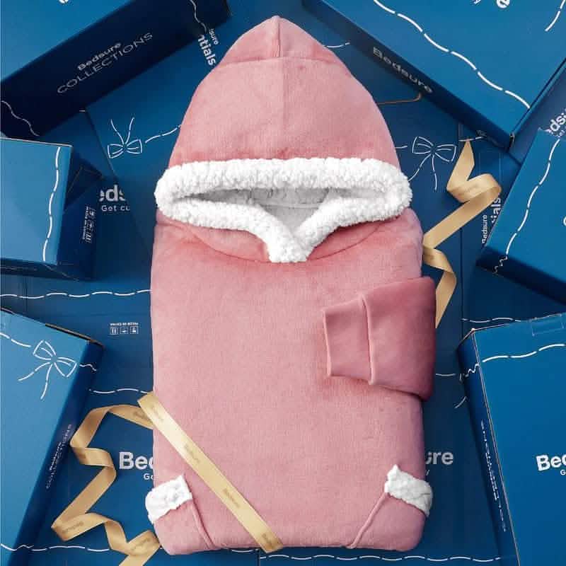 GentleSoft® Sherpa Fleece Wearable Blanket
