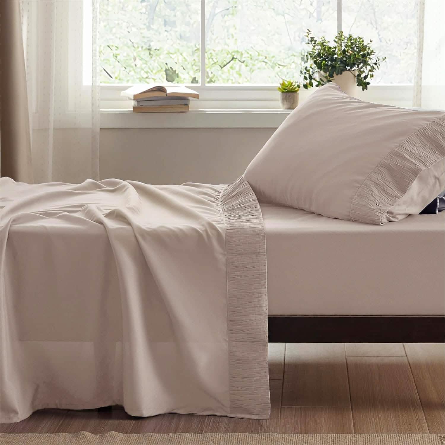 GentleSoft® Ruched Sheet Set