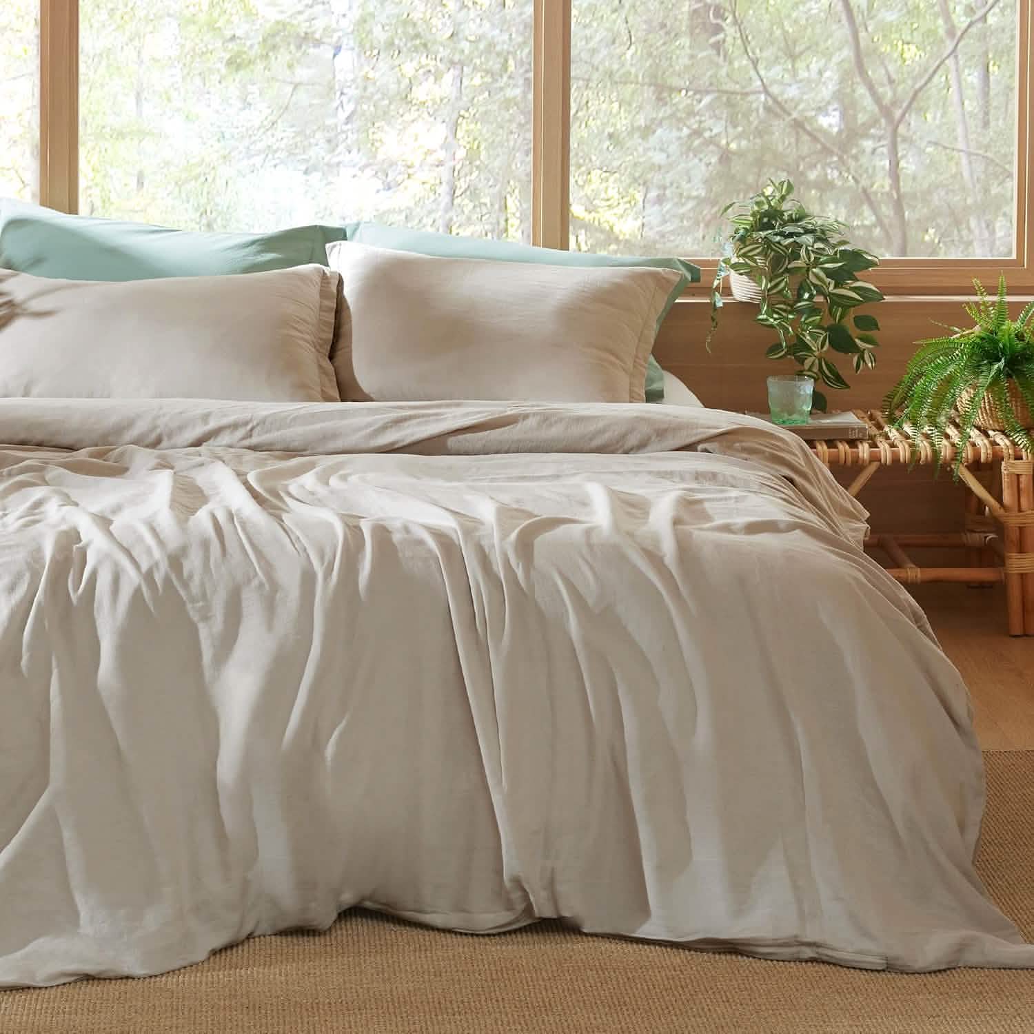GentleSoft® 100% Muslin Duvet Cover Set