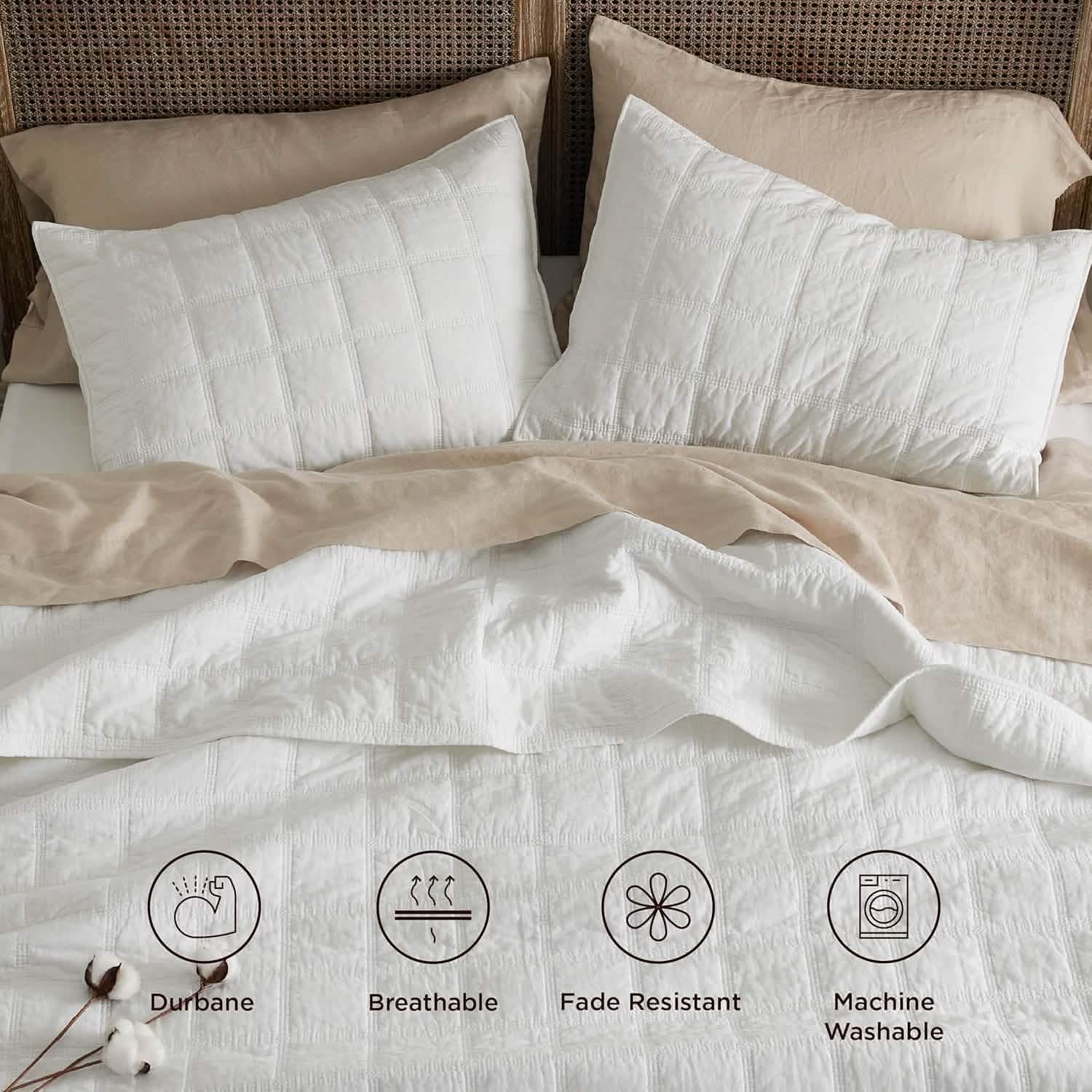 GentleSoft® Voile Cotton Quilt Set