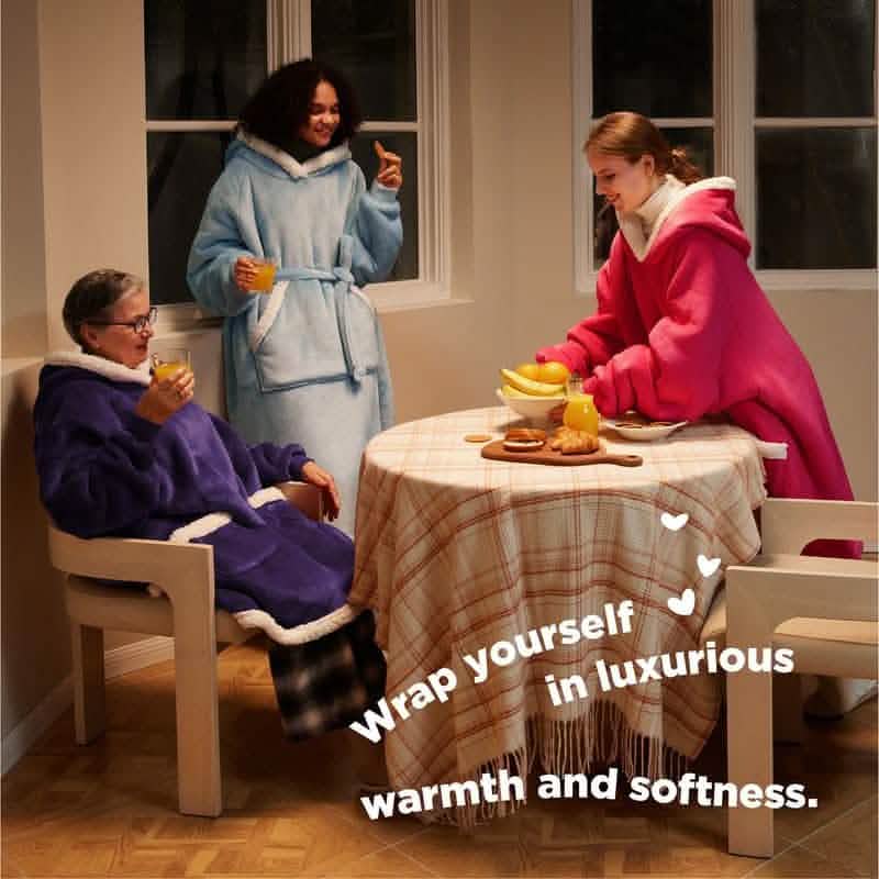 GentleSoft® Sherpa Fleece Wearable Blanket