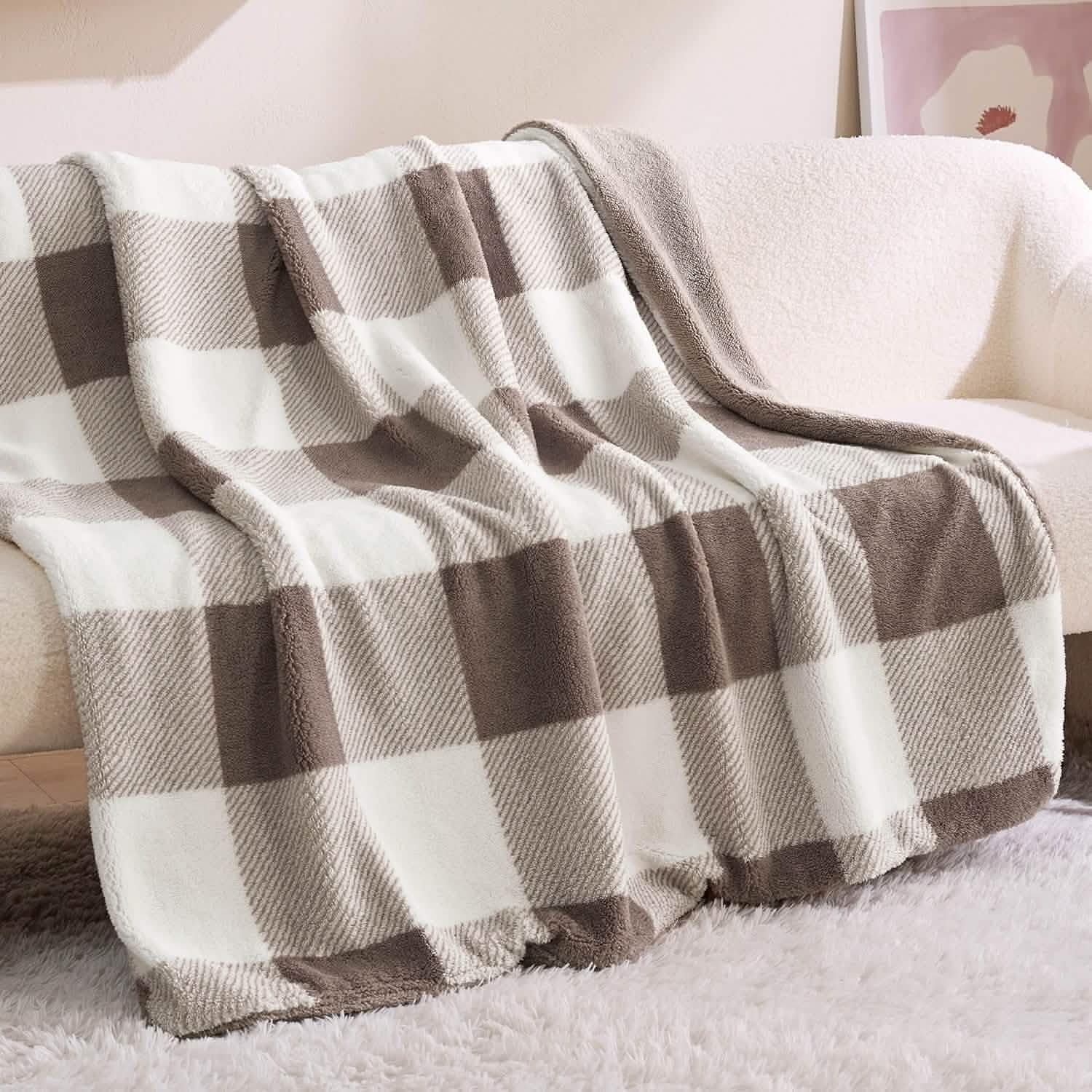 GentleSoft® Sherpa Printed Throw Blanket