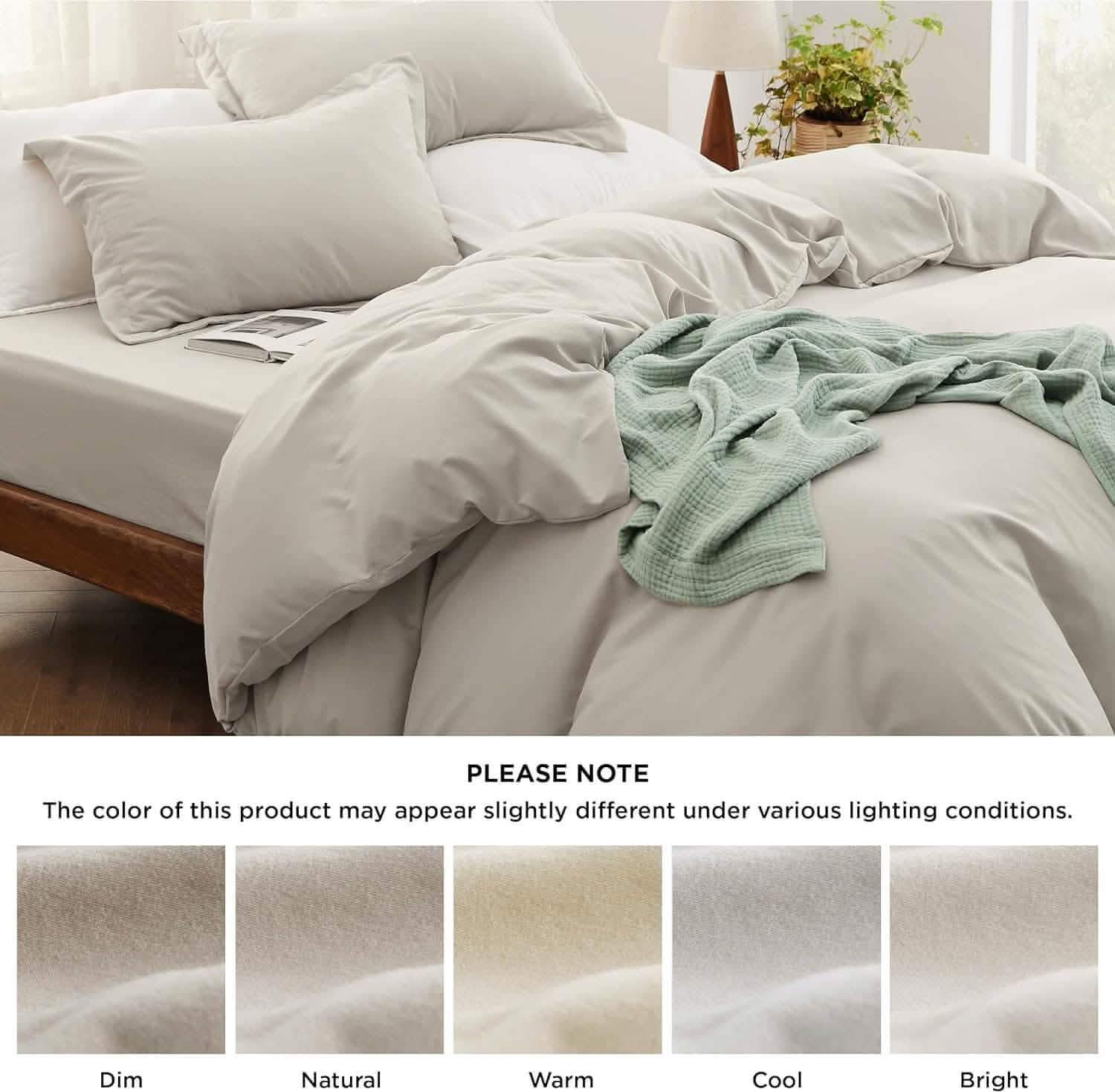 GentleSoft® Prewashed Microfiber Duvet Cover Set