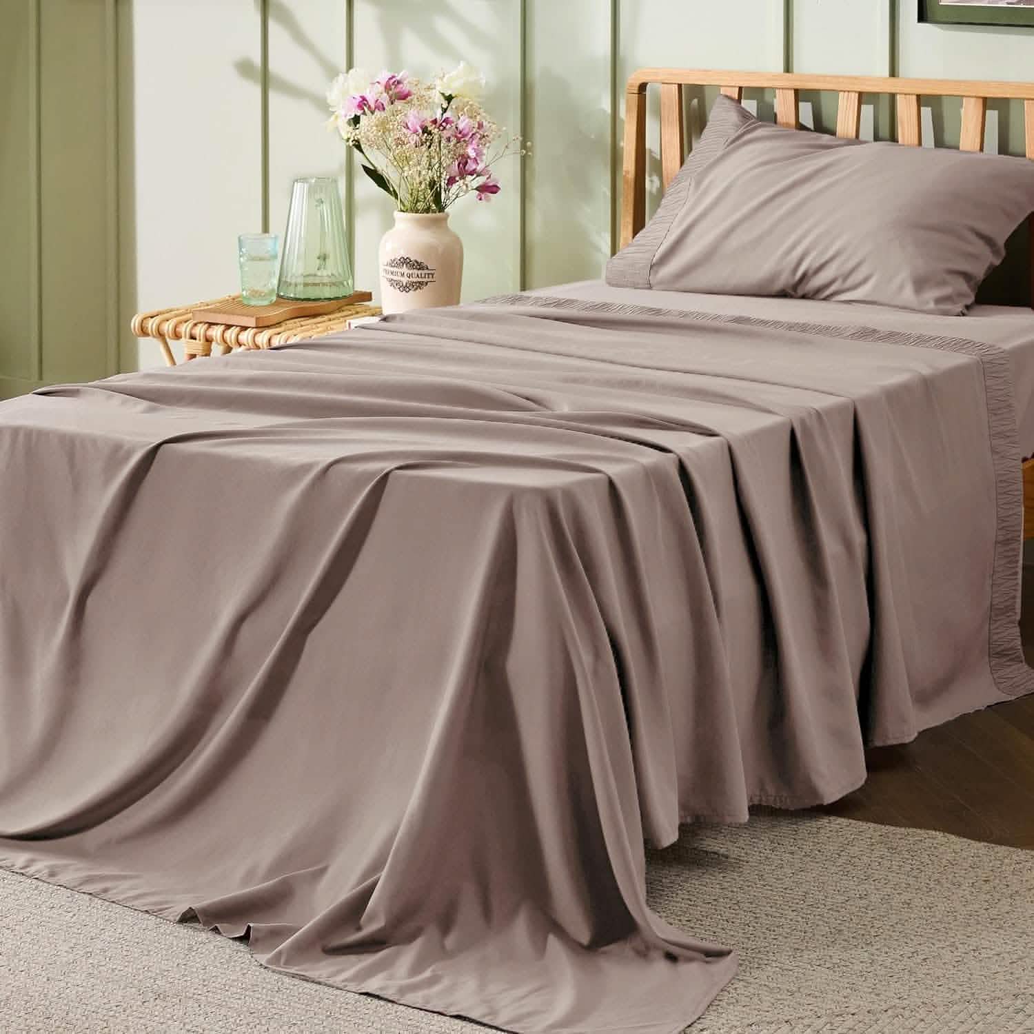 GentleSoft® Ruched Sheet Set