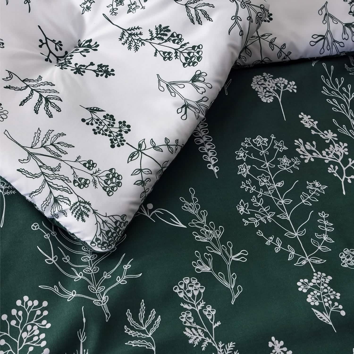 GentleSoft® Reversible Floral Print Comforter Set-2