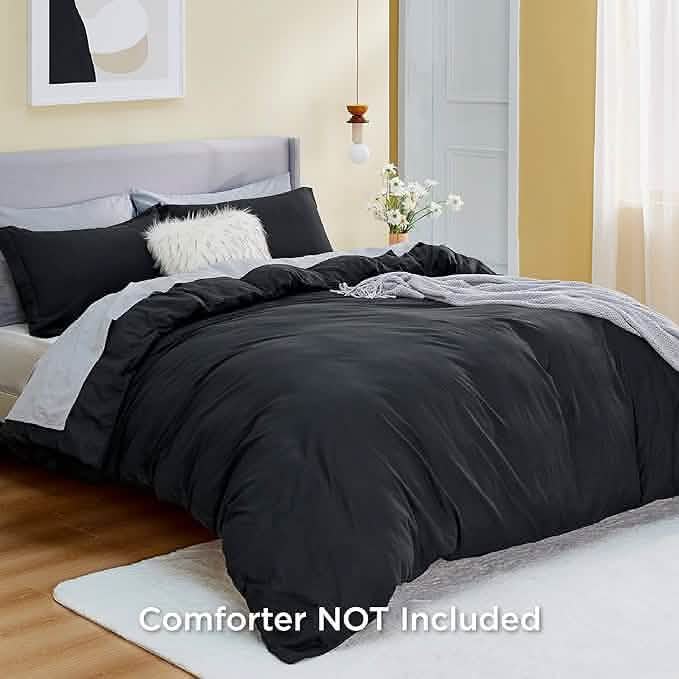 GentleSoft® Brushed Microfiber Duvet Cover Sets With Fitted Sheet