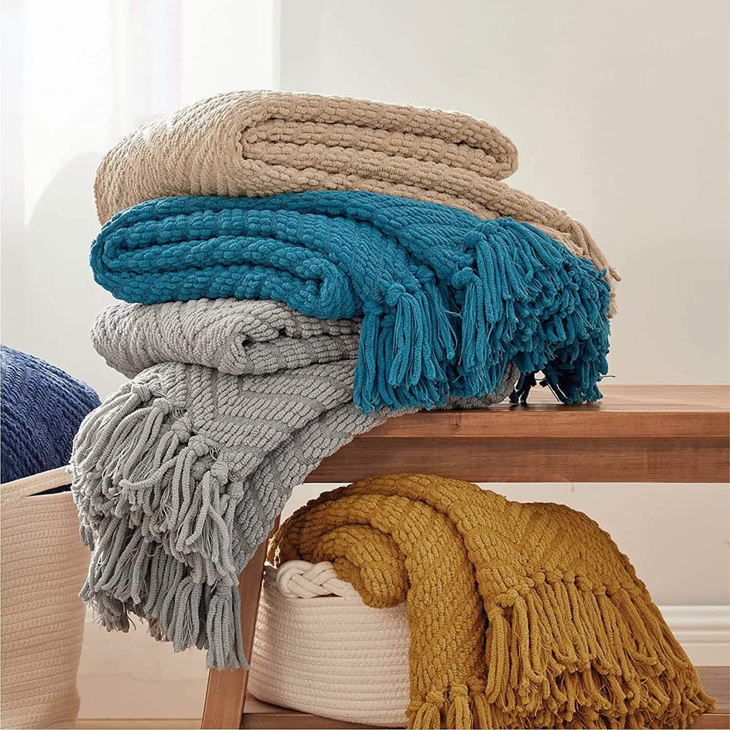 GentleSoft® GentleSoft Versatile Knit Woven Chenille Blanket