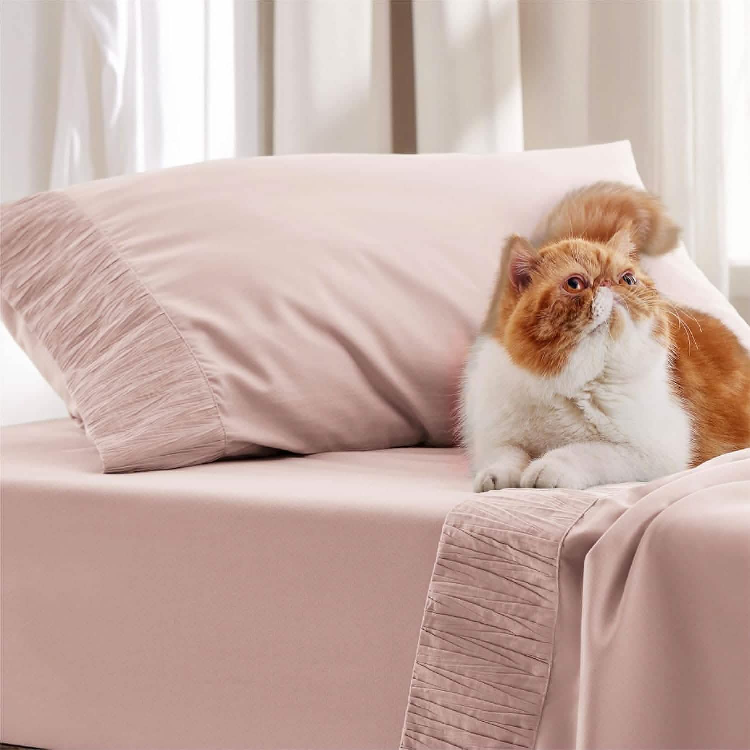 GentleSoft® Ruched Sheet Set